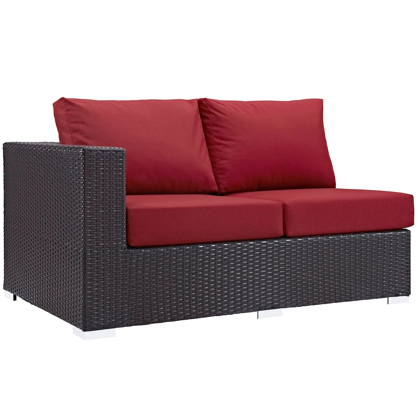Convene Outdoor Patio Left Arm Loveseat by Modway