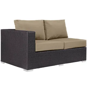 Convene Outdoor Patio Left Arm Loveseat by Modway