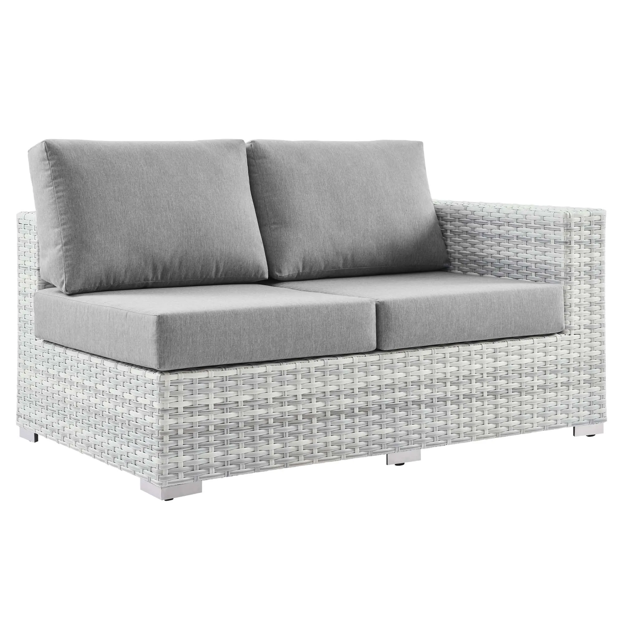 Convene Outdoor Patio Right-Arm Loveseat by Modway