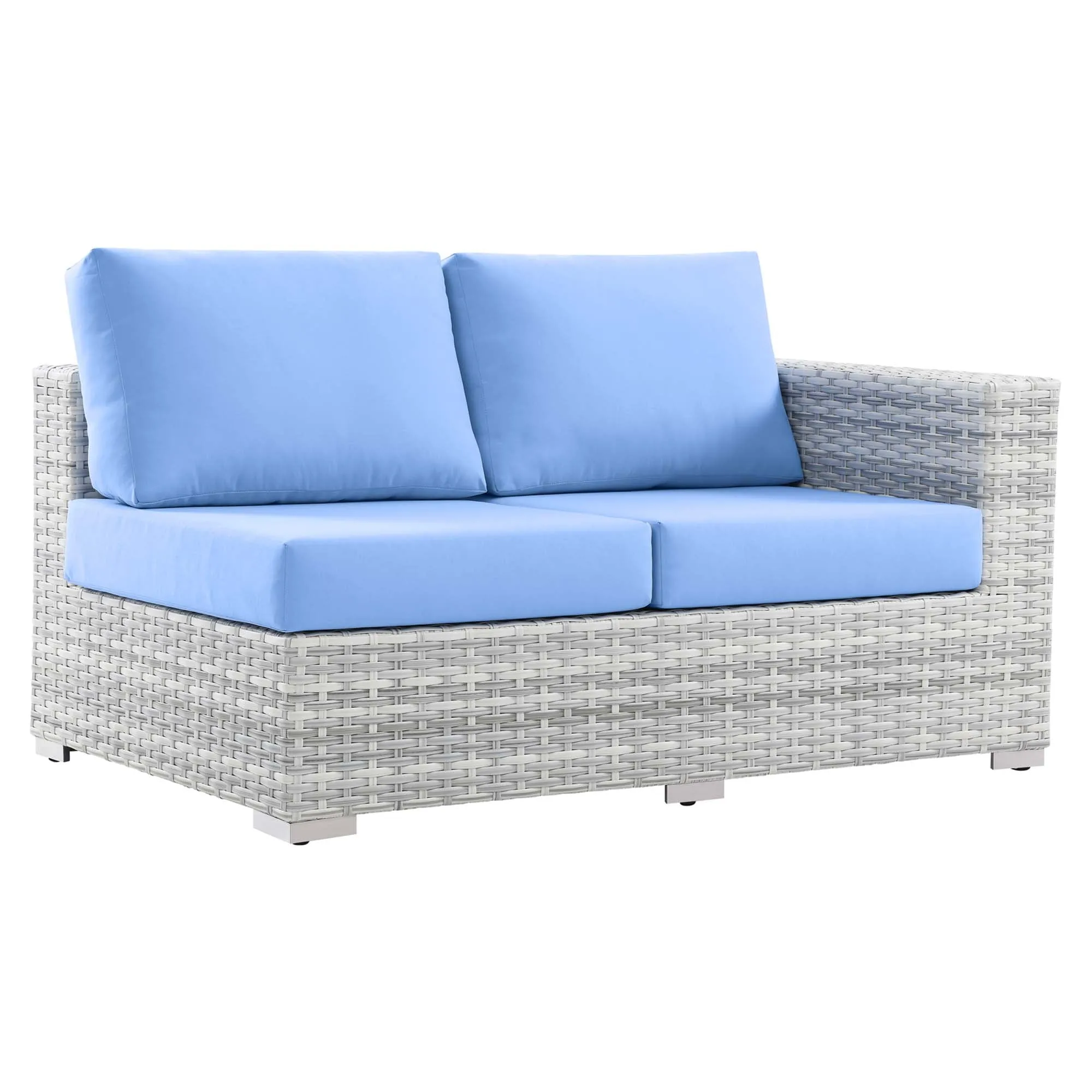 Convene Outdoor Patio Right-Arm Loveseat by Modway
