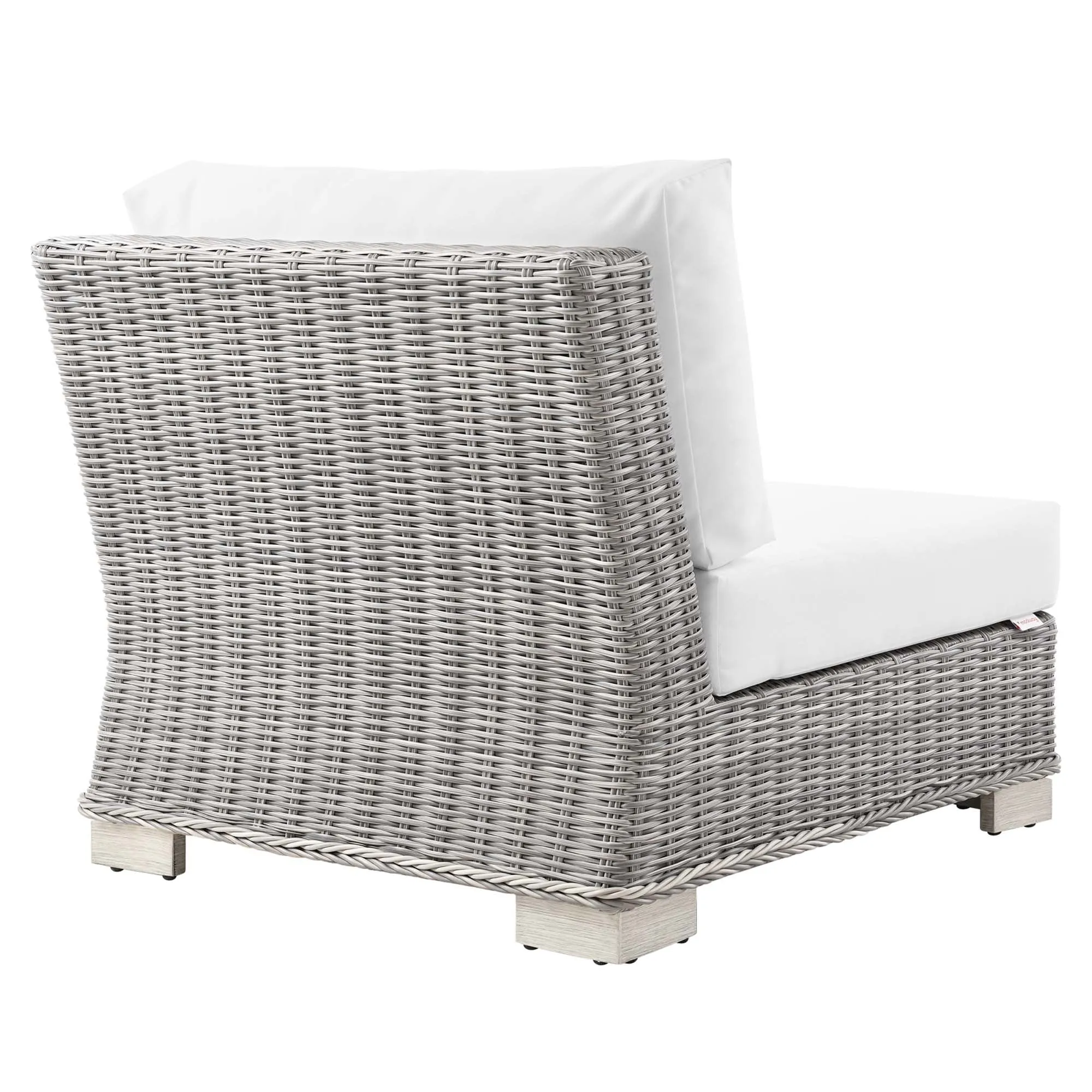 Conway Outdoor Patio Wicker Rattan Armless Chair by Modway