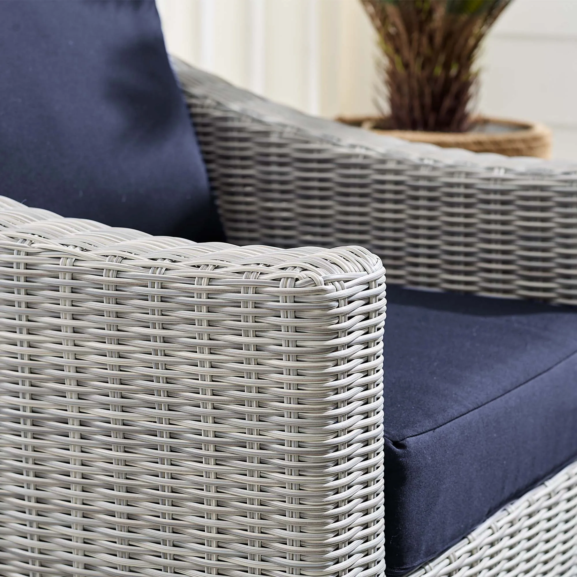 Conway Sunbrella® Outdoor Patio Wicker Rattan Armchair by Modway