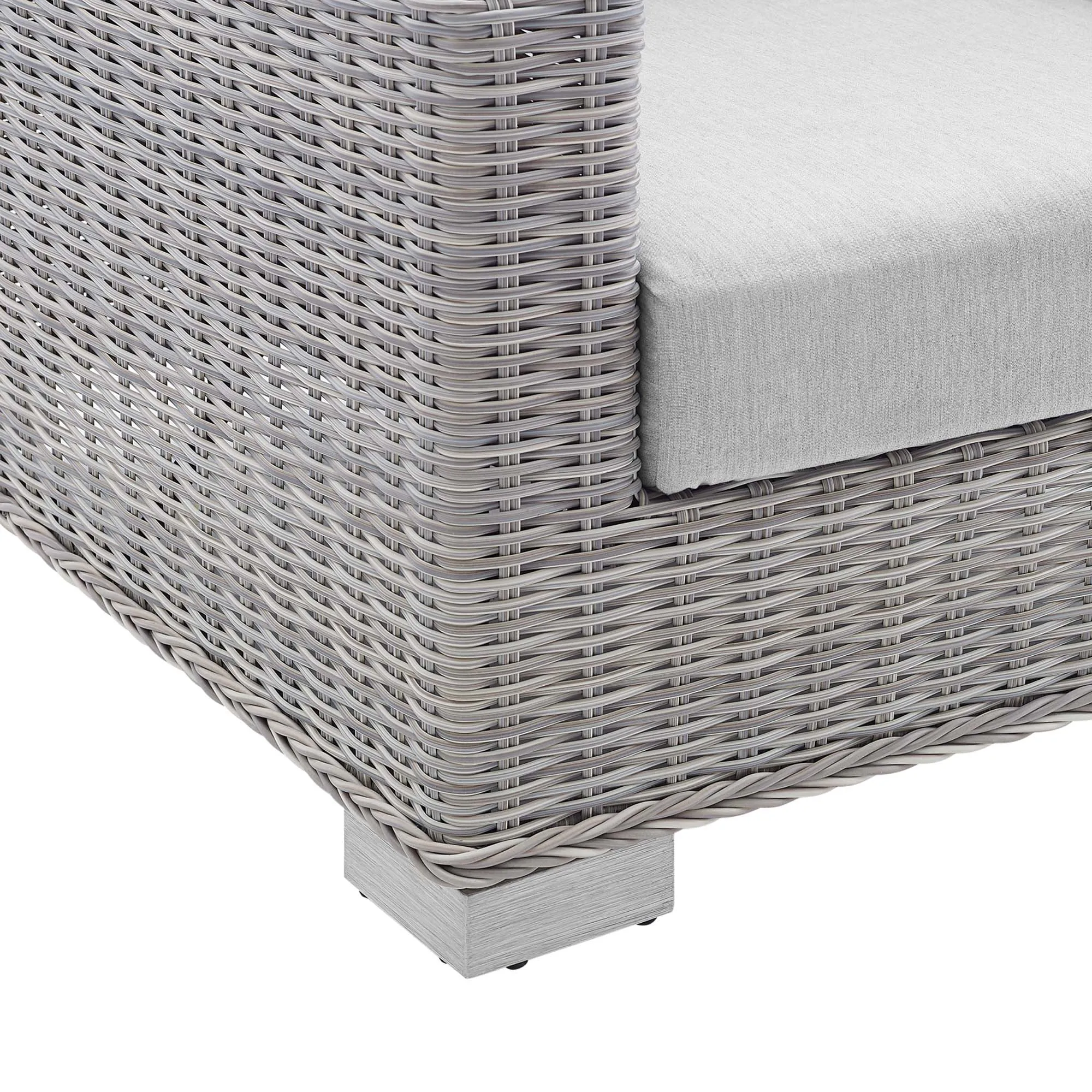Conway Sunbrella® Outdoor Patio Wicker Rattan Armchair by Modway