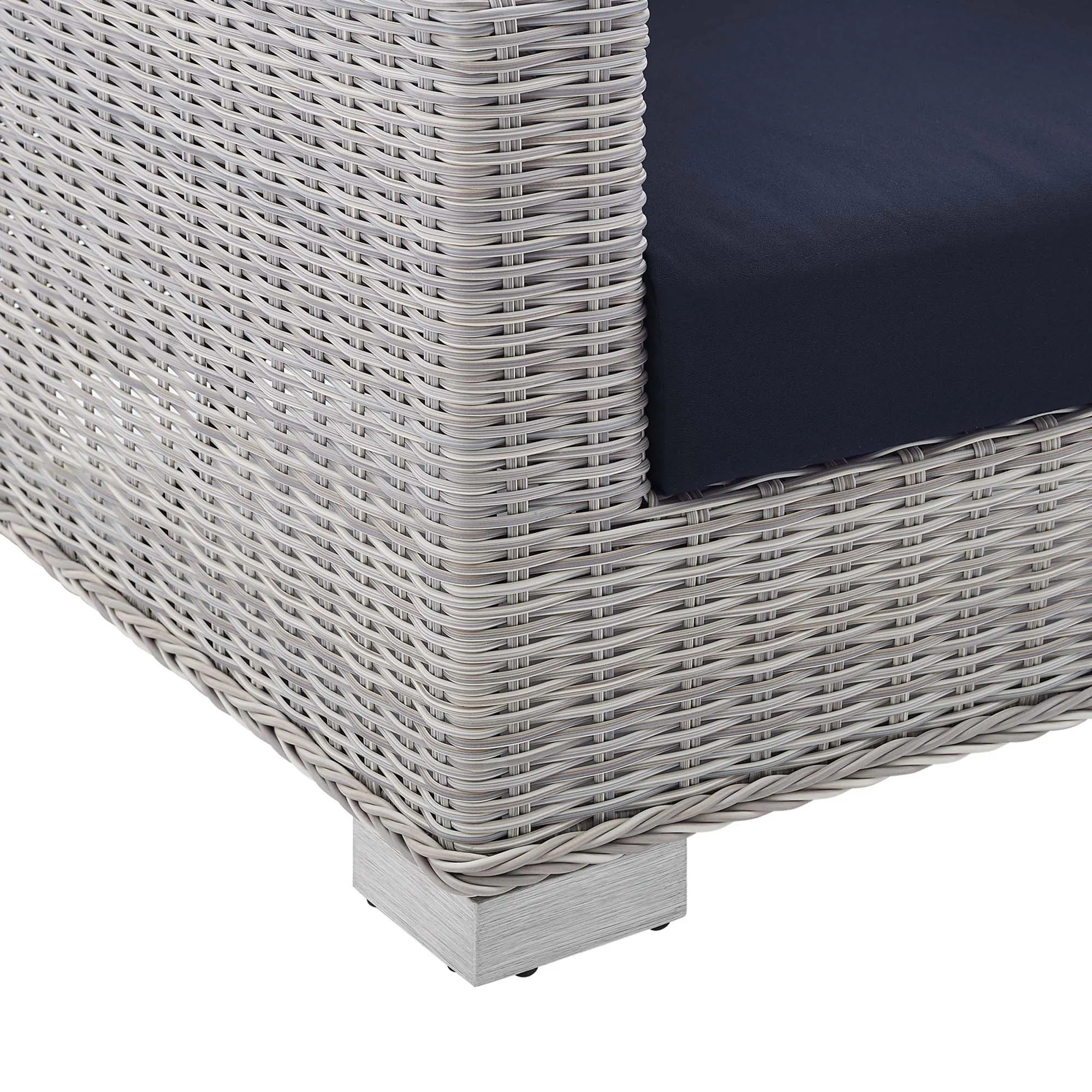 Conway Sunbrella® Outdoor Patio Wicker Rattan Armchair by Modway
