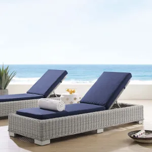 Conway Sunbrella® Outdoor Patio Wicker Rattan Chaise Lounge by Modway