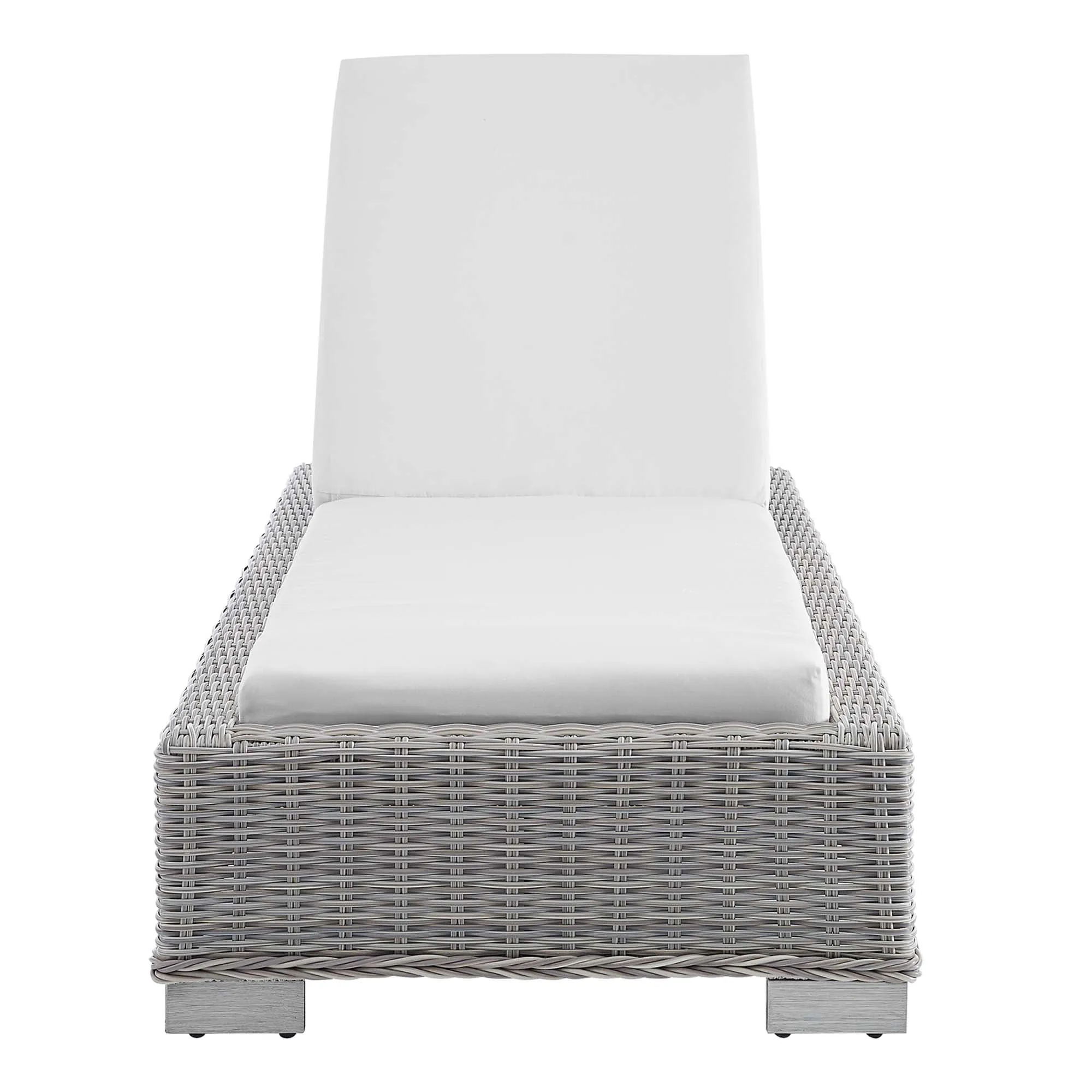Conway Sunbrella® Outdoor Patio Wicker Rattan Chaise Lounge by Modway