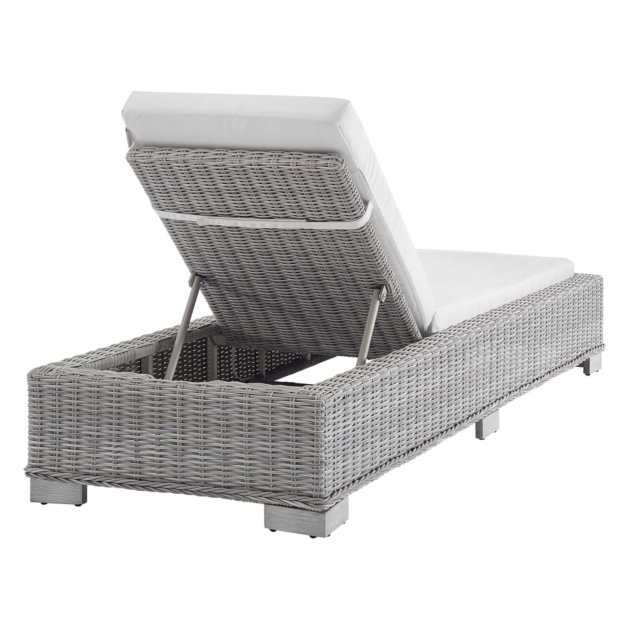 Conway Sunbrella® Outdoor Patio Wicker Rattan Chaise Lounge by Modway