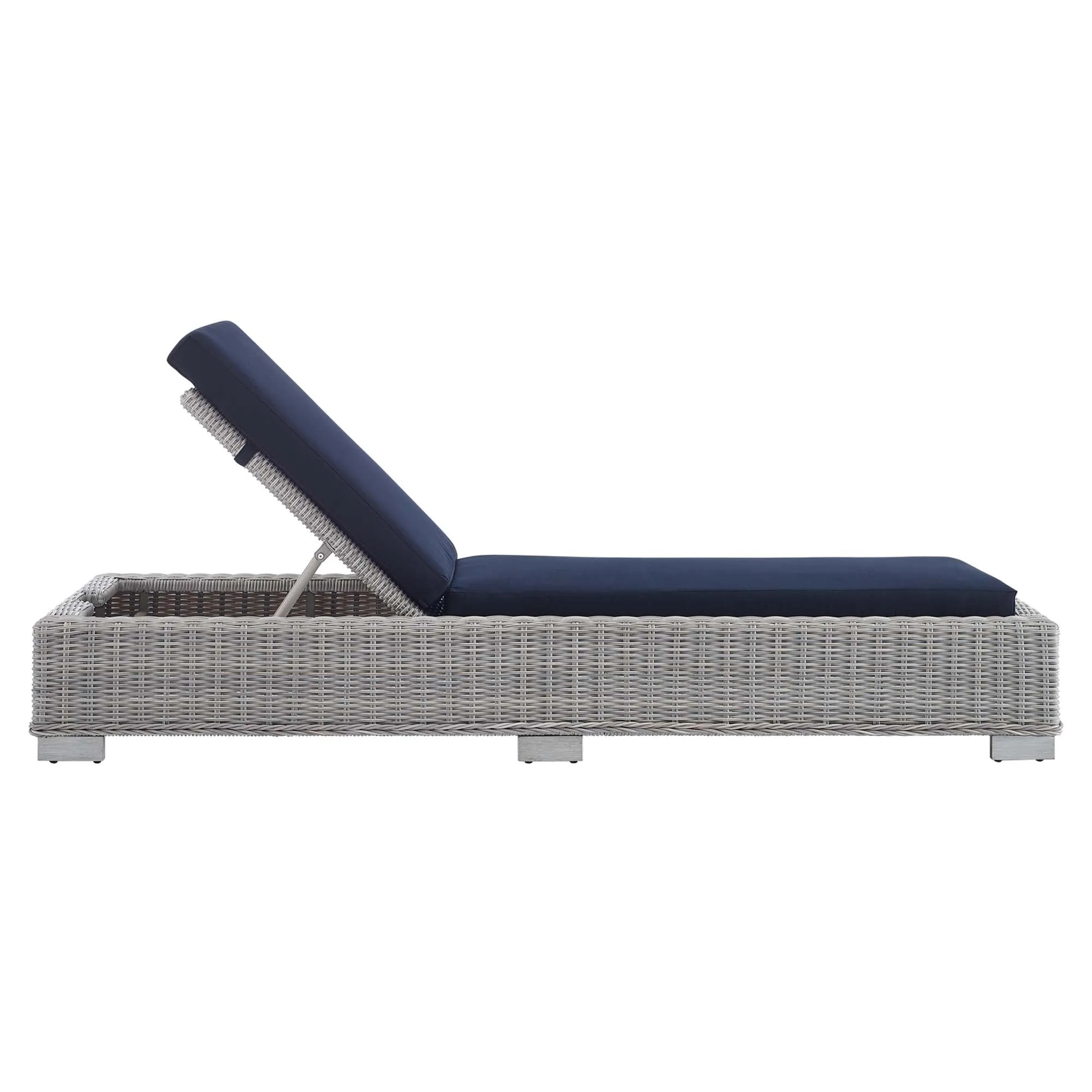 Conway Sunbrella® Outdoor Patio Wicker Rattan Chaise Lounge by Modway