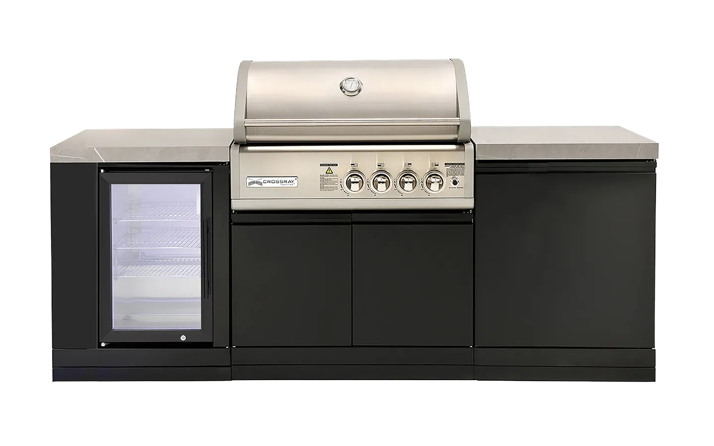 Crossray Compact Mini Outdoor Kitchen Gas BBQ