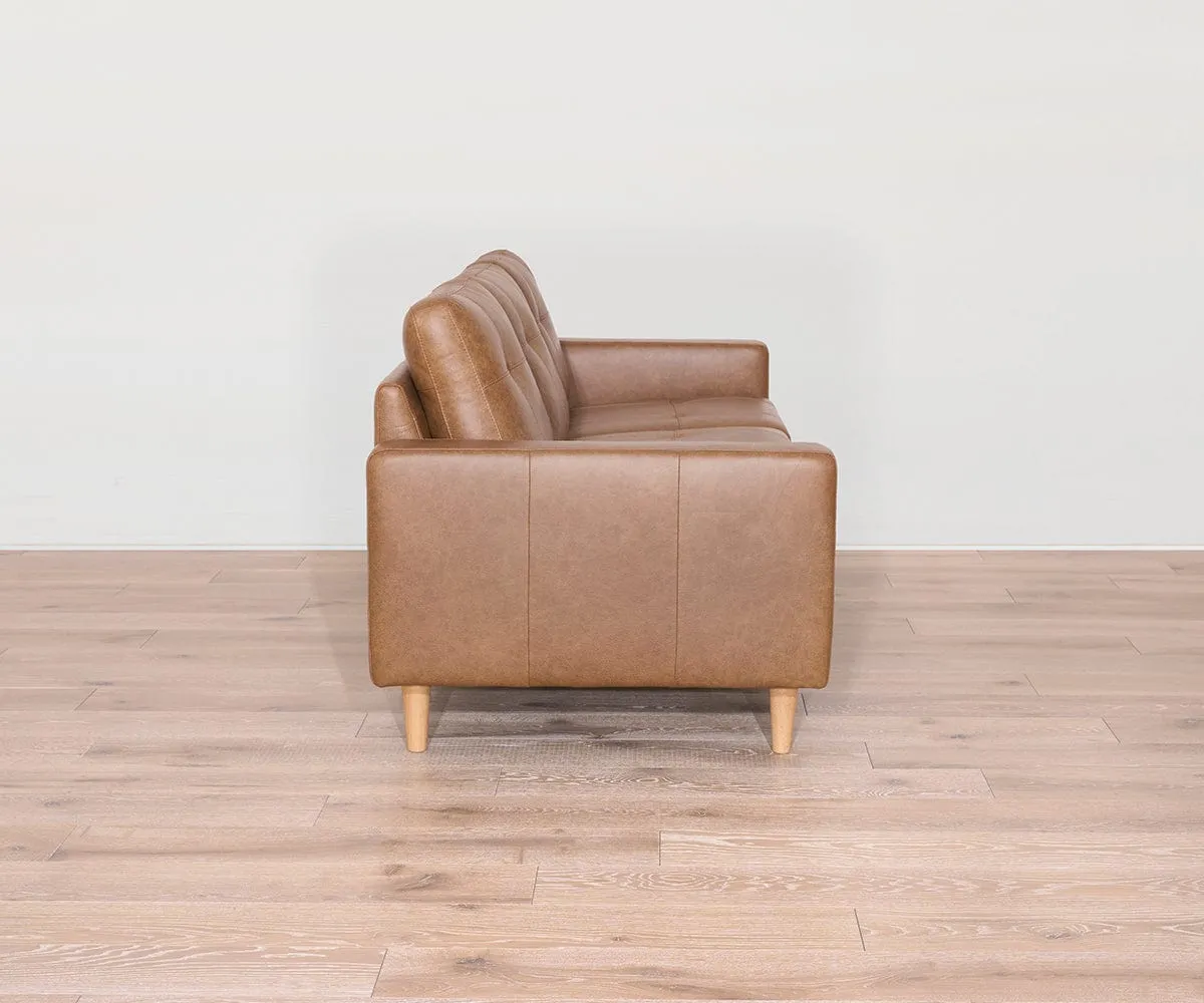 Damian Leather Sofa