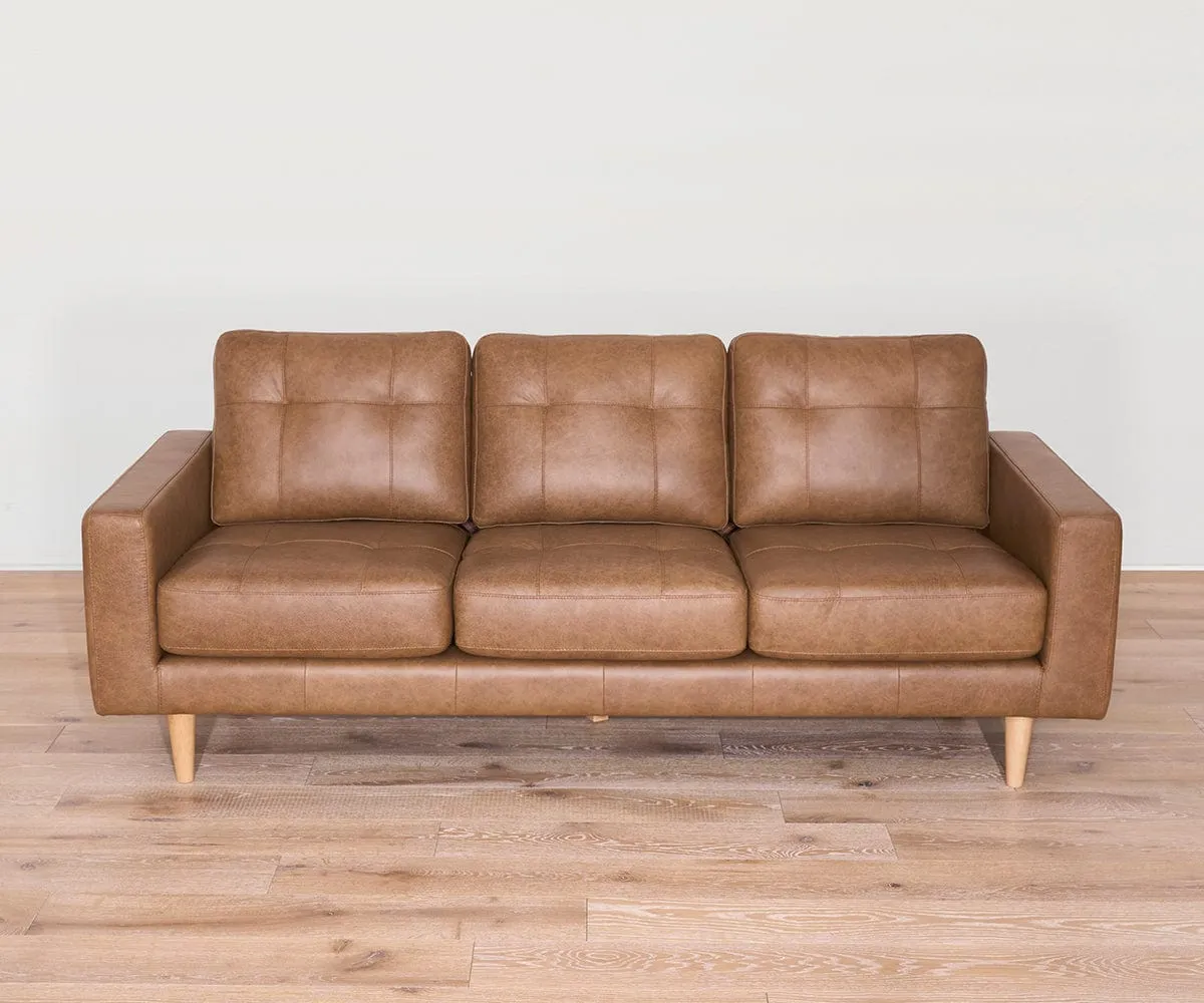 Damian Leather Sofa