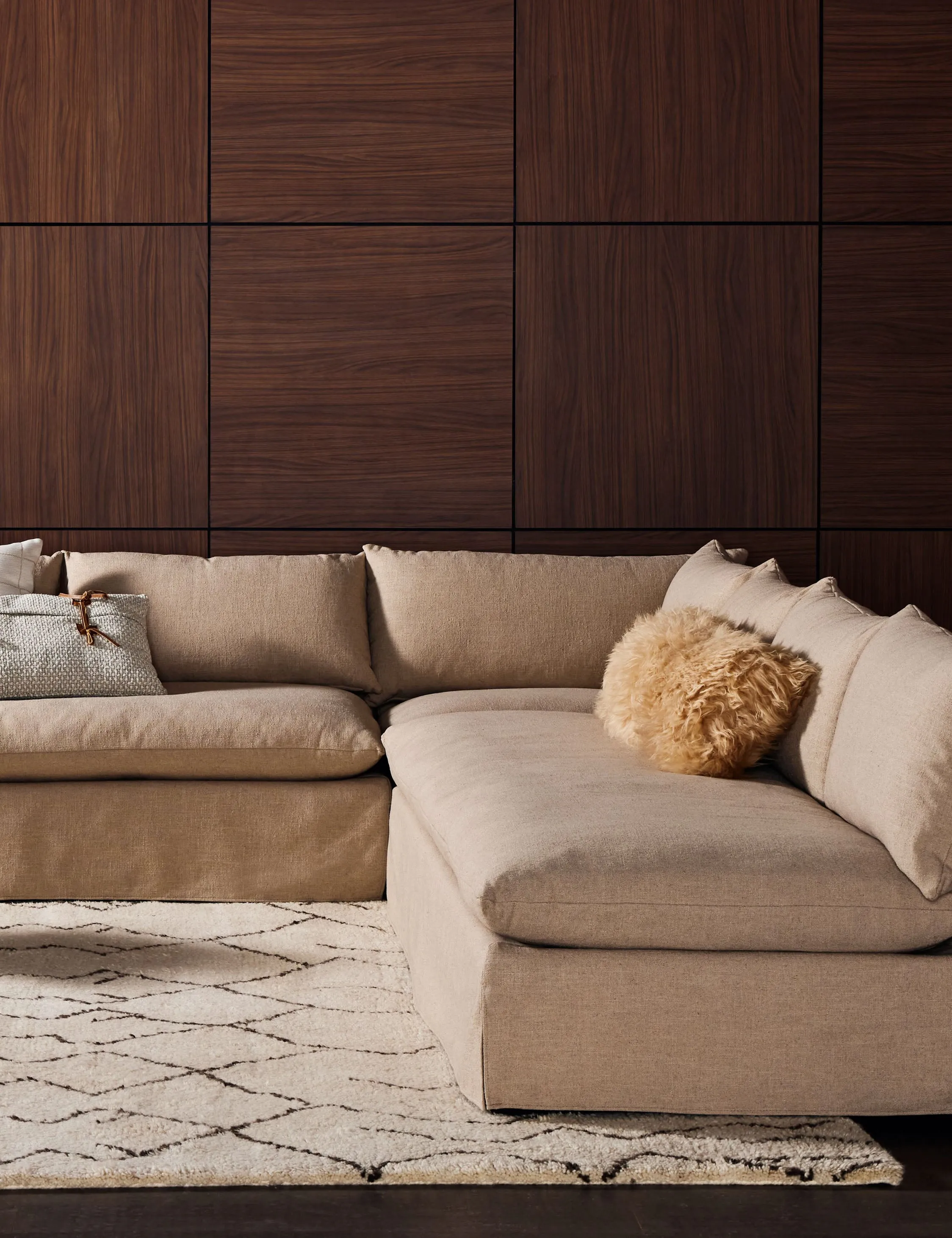 Decima Slipcover Sectional Sofa