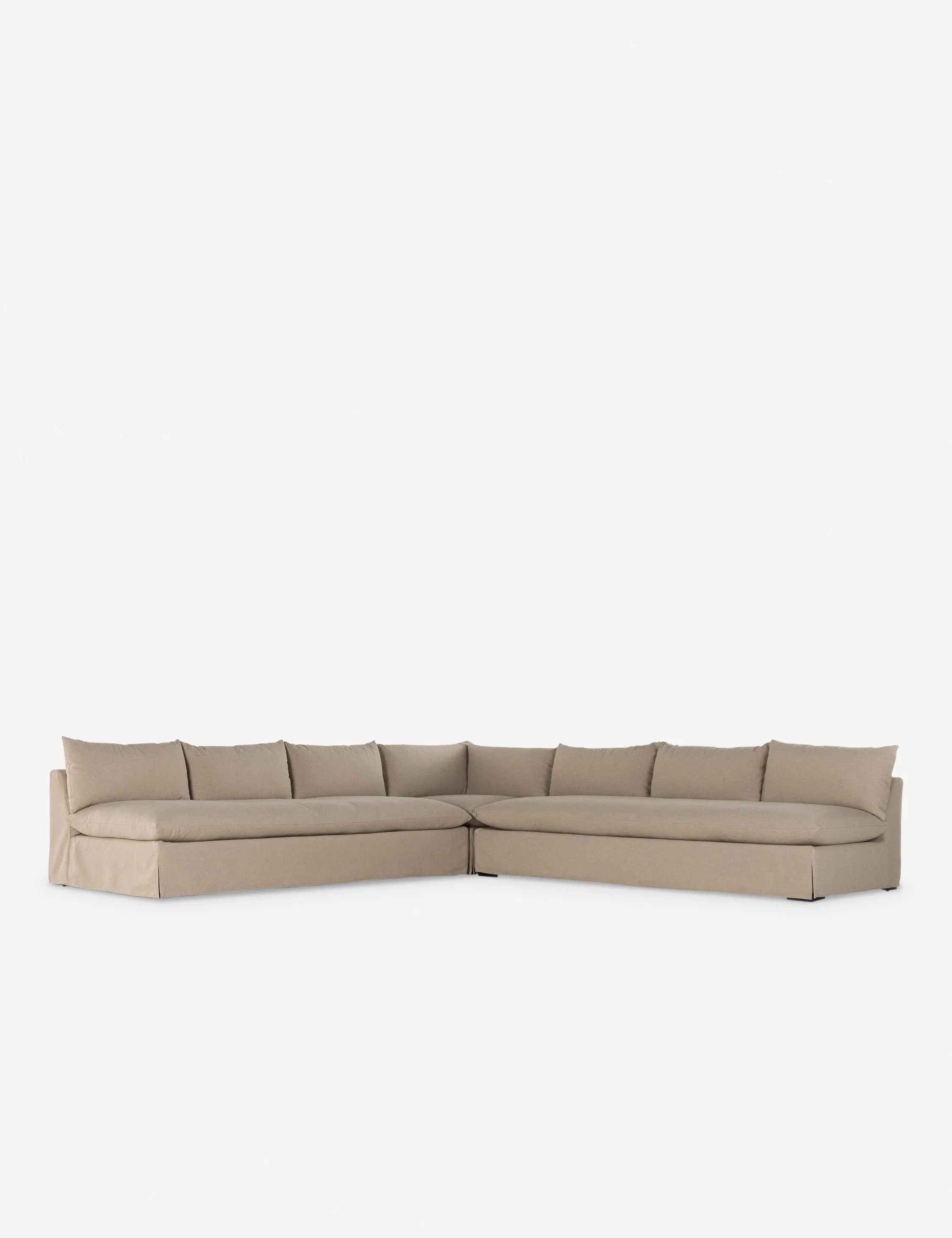 Decima Slipcover Sectional Sofa