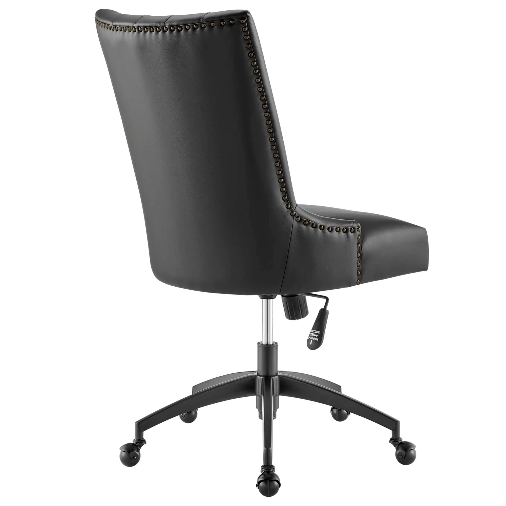 Empower Channel Tufted Vegan Leather Office Chair by Modway