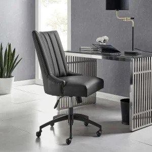 Empower Channel Tufted Vegan Leather Office Chair by Modway