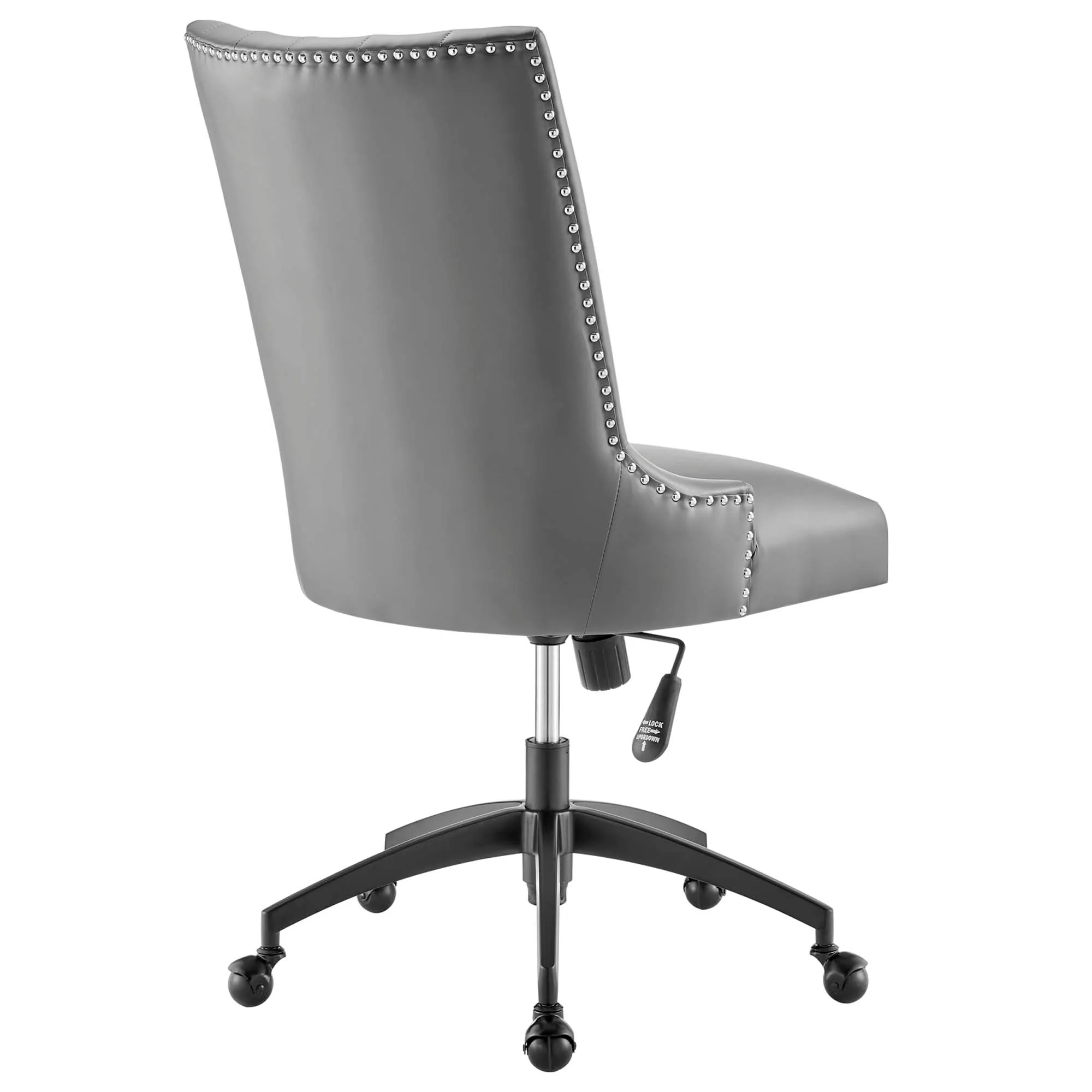 Empower Channel Tufted Vegan Leather Office Chair by Modway