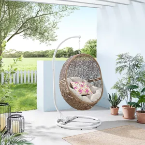Encase Outdoor Patio Rattan Swing Chair by Modway