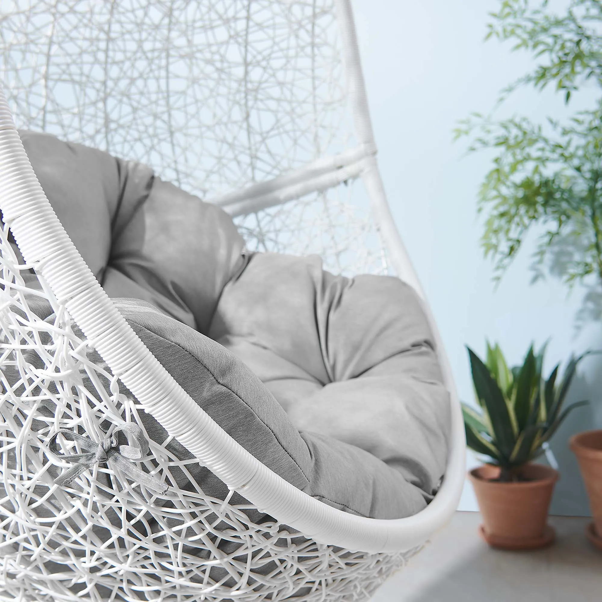 Encase Outdoor Patio Rattan Swing Chair by Modway