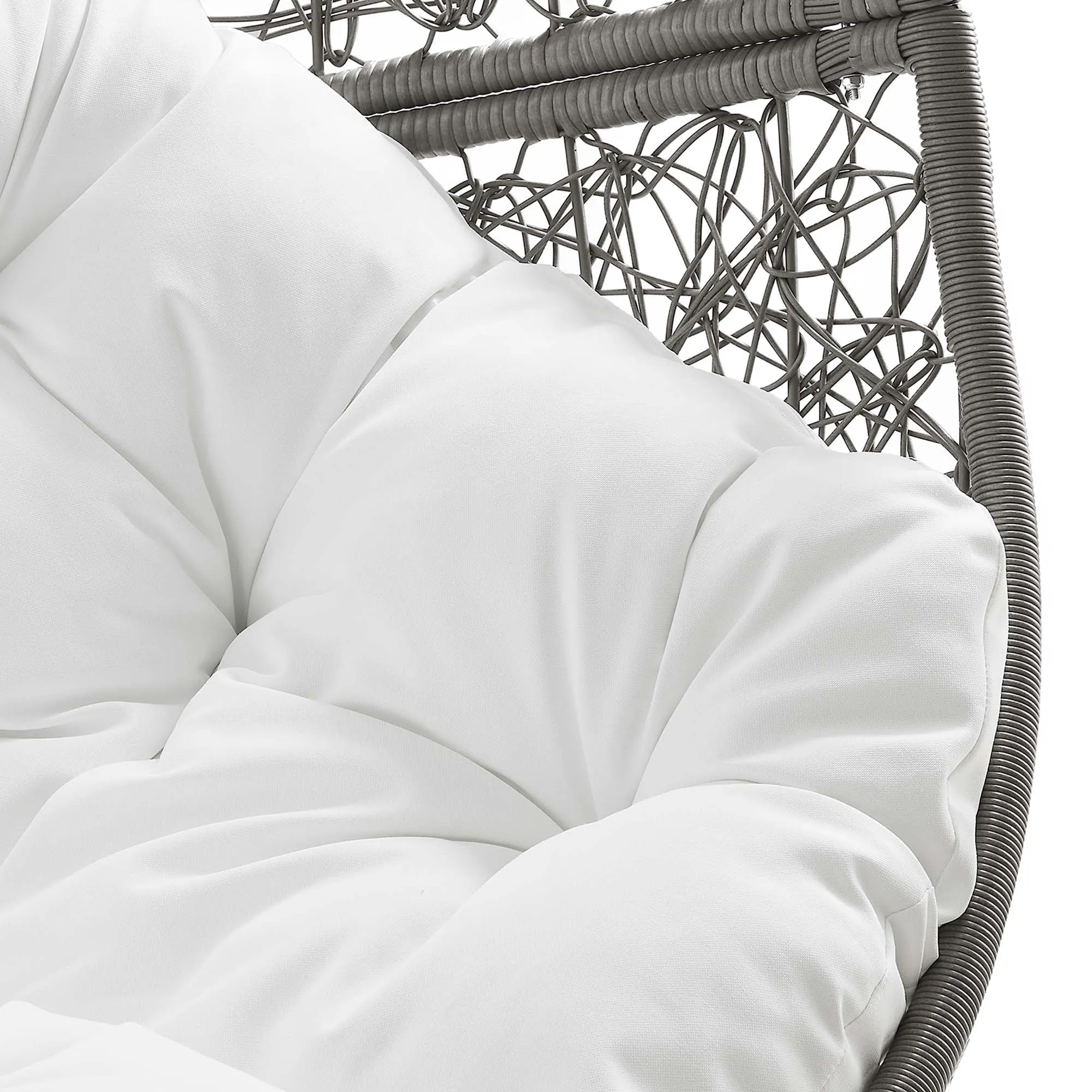 Encase Outdoor Patio Rattan Swing Chair by Modway