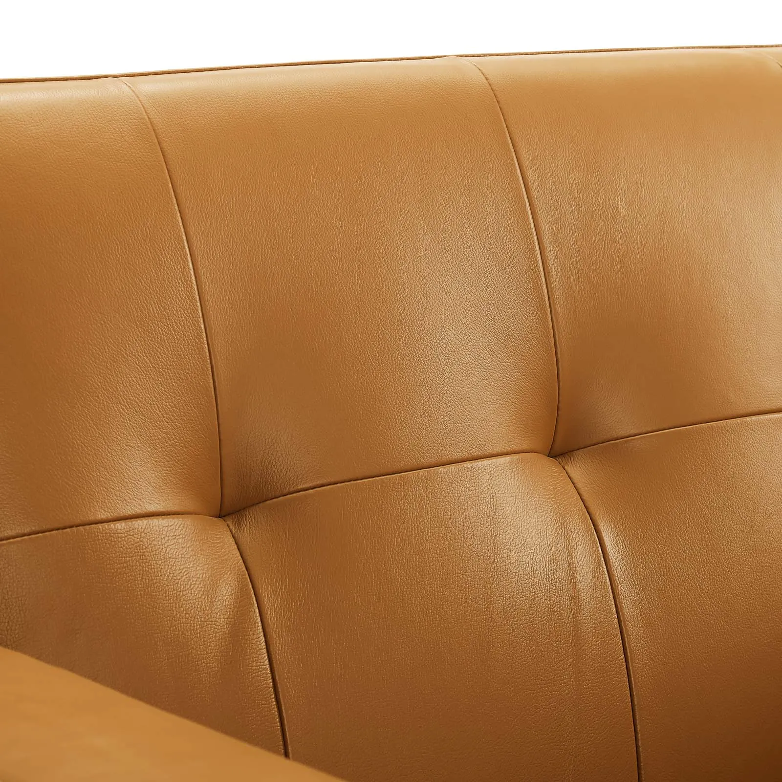 Engage Top-Grain Leather Living Room Lounge Accent Armchair by Modway