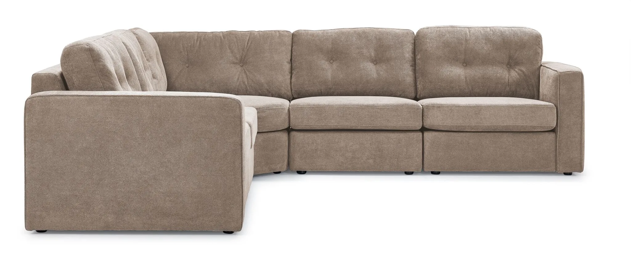 Feeling Connected - Connex 5-Piece Modular Sectional - Beige
