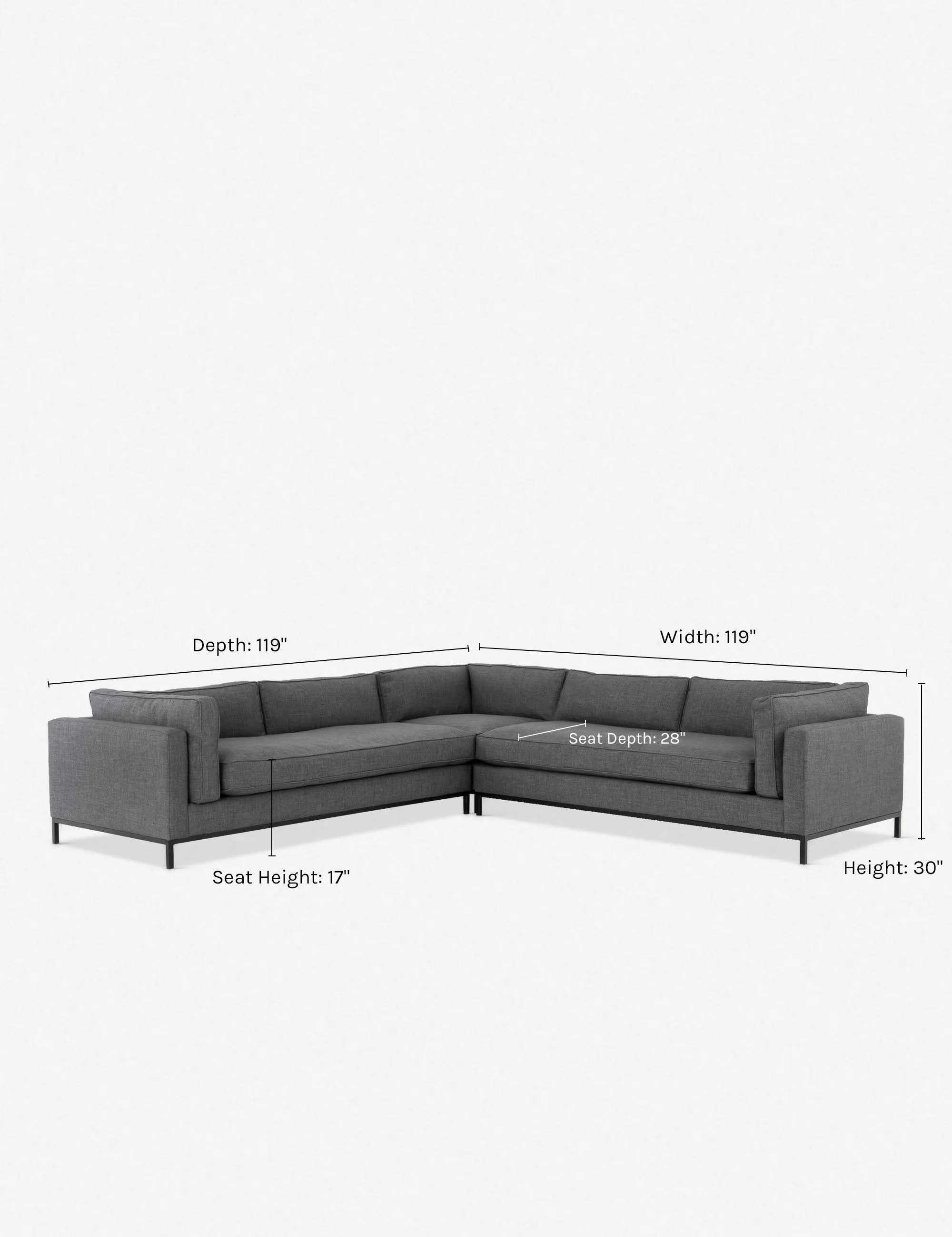 Fritzie Corner Sectional Sofa