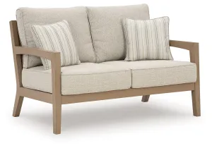 Hallow Creek Driftwood Loveseat With Cushion