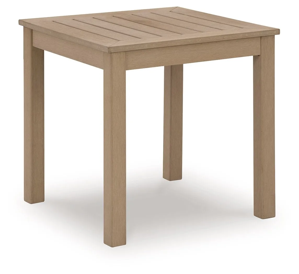 Hallow Creek Driftwood Square End Table
