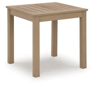 Hallow Creek Driftwood Square End Table