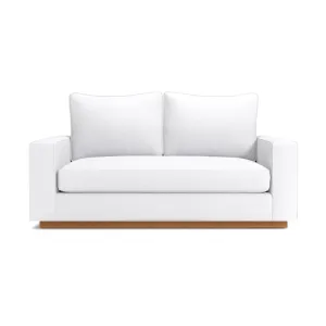 Harper Apartment Size Sofa in WHITE - CLEARANCE