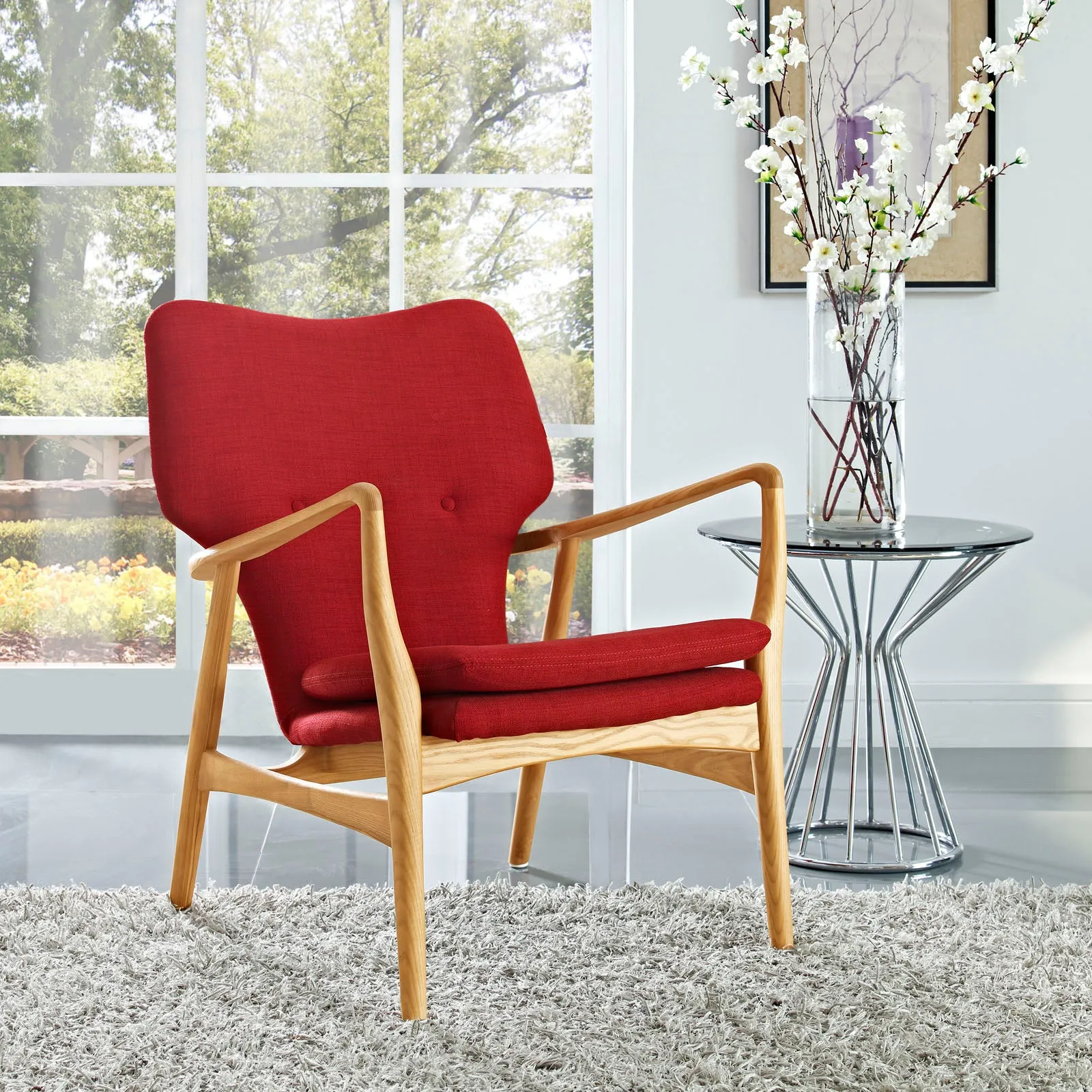 Heed Upholstered Fabric Lounge Chair by Modway