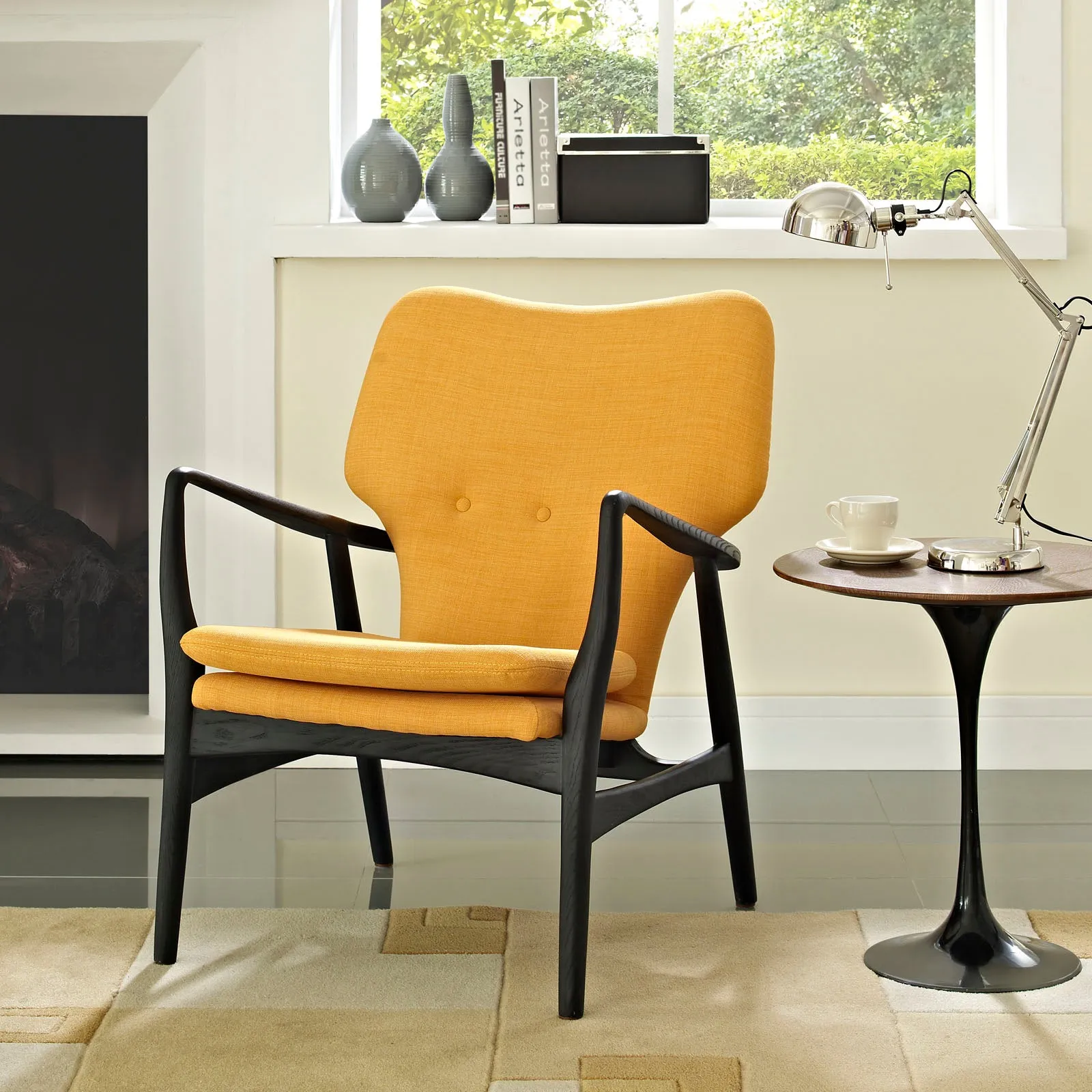 Heed Upholstered Fabric Lounge Chair by Modway