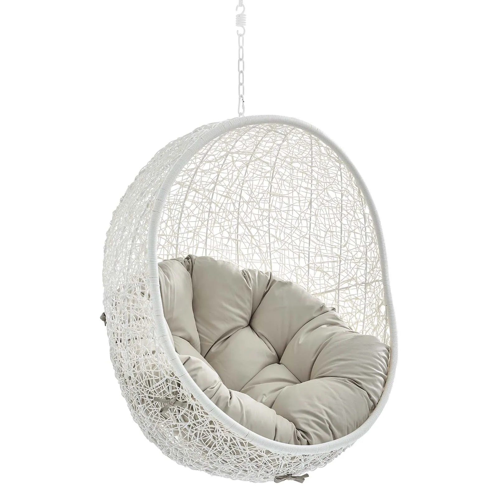 Hide Sunbrella® Fabric Swing Outdoor Patio Lounge Chair Without Stand by Modway
