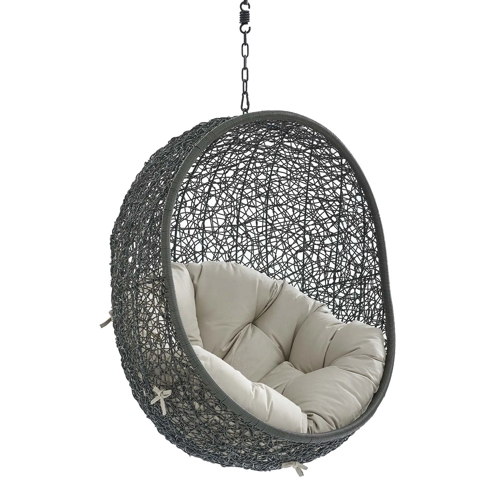 Hide Sunbrella® Fabric Swing Outdoor Patio Lounge Chair Without Stand by Modway