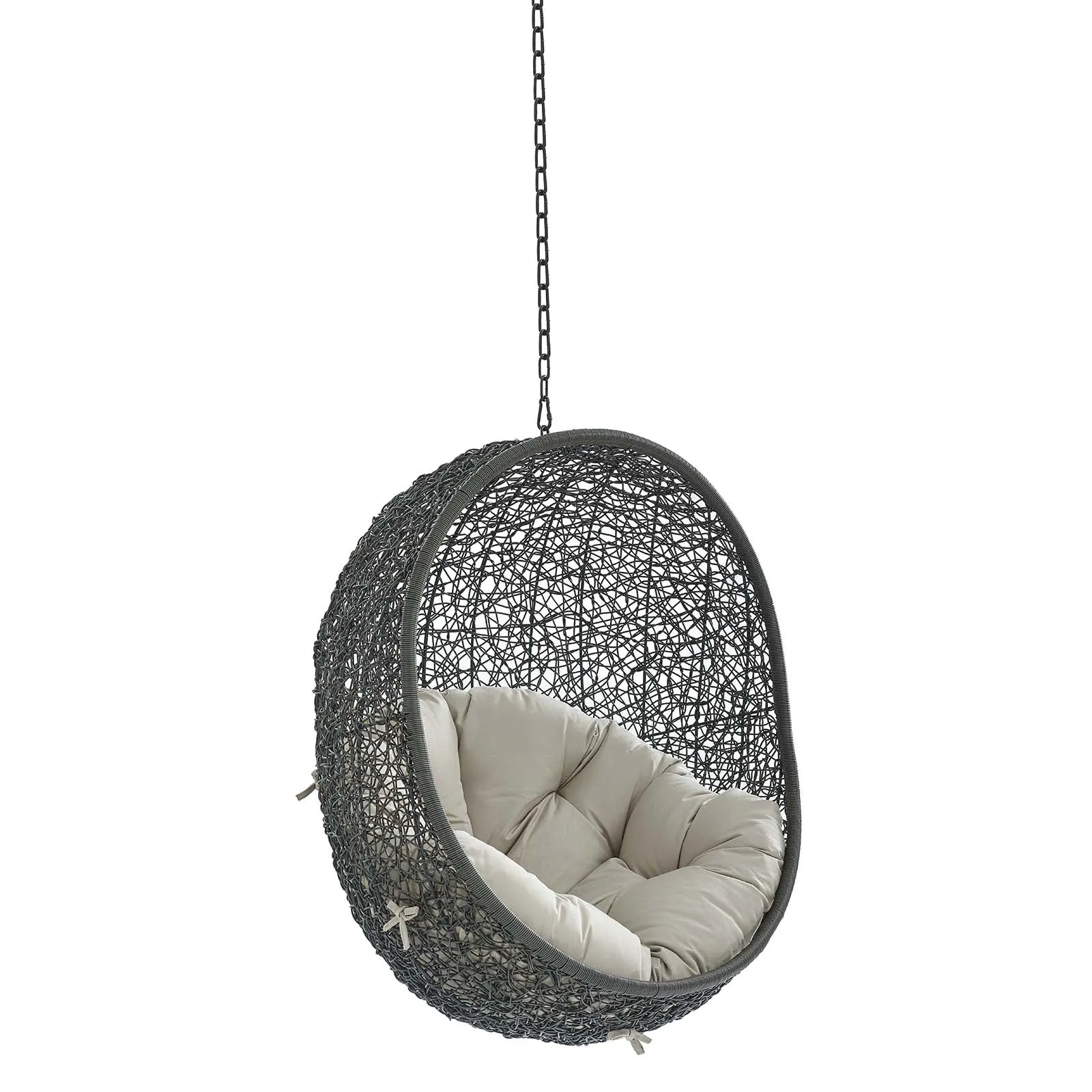 Hide Sunbrella® Fabric Swing Outdoor Patio Lounge Chair Without Stand by Modway