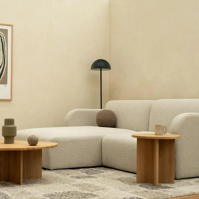 Jam 3 Seater LHF Chaise Sofa - Copenhagen Grey