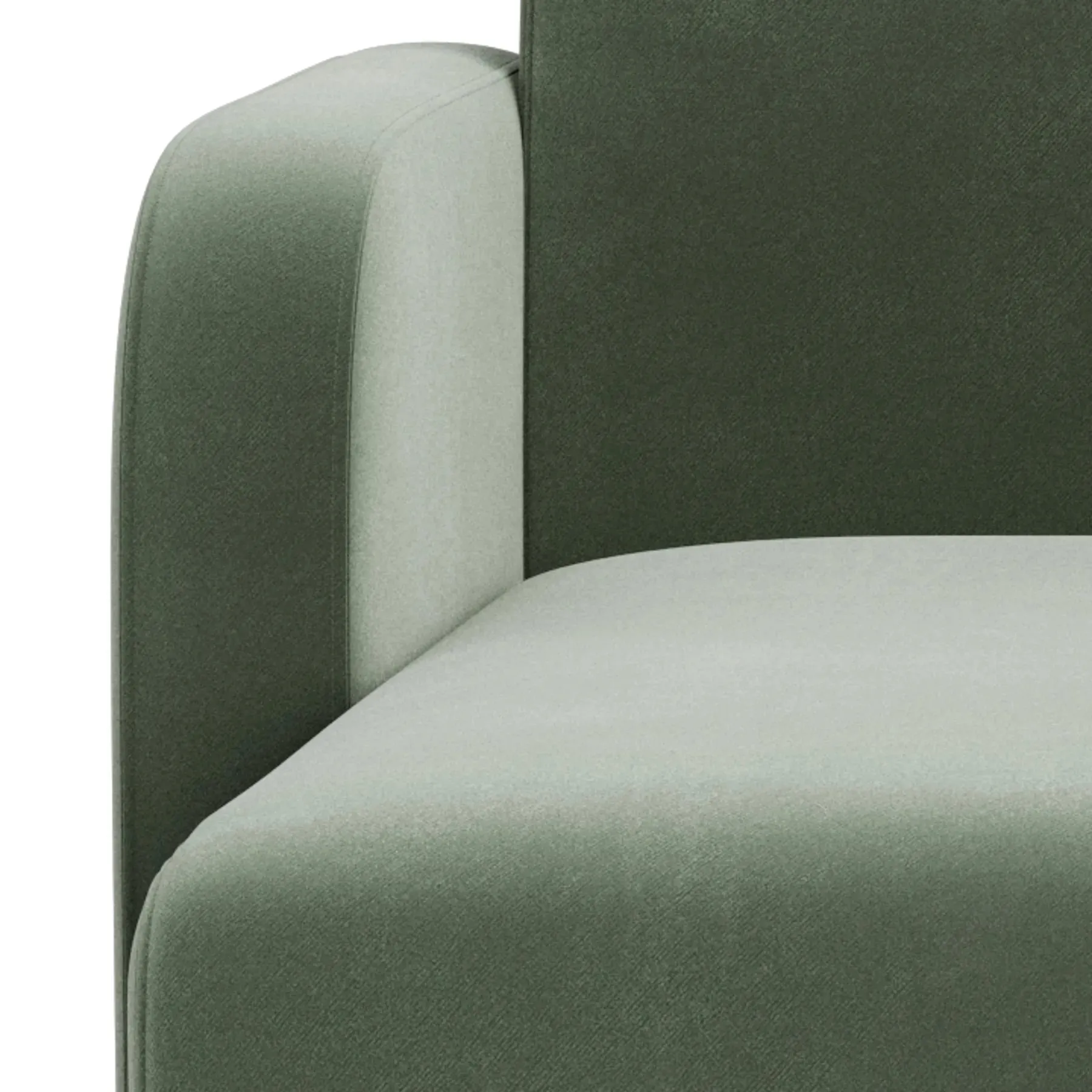 Jam 3 Seater LHF Chaise Sofa - Opal Ocean