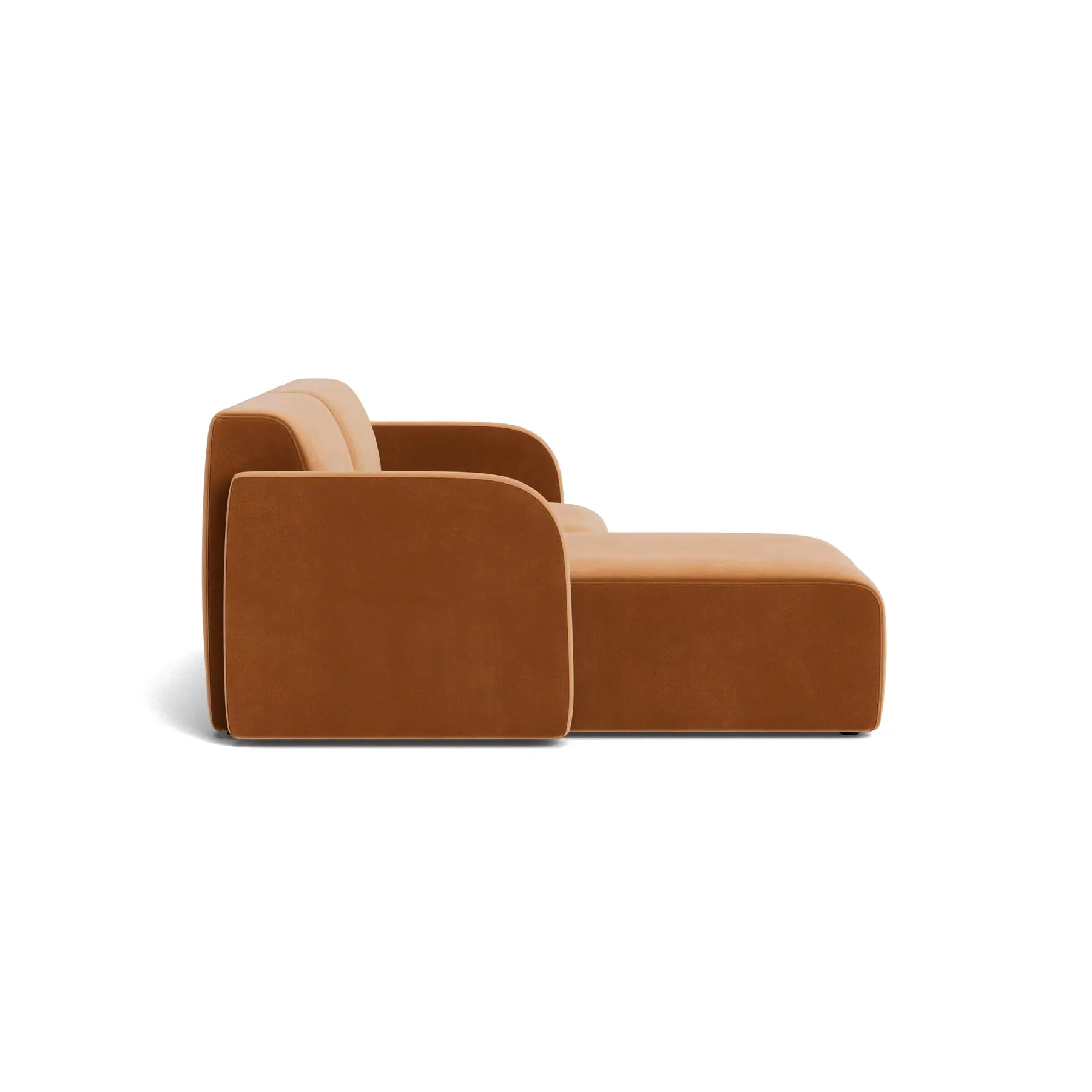Jam 3 Seater LHF Chaise Sofa - Opal Ochre