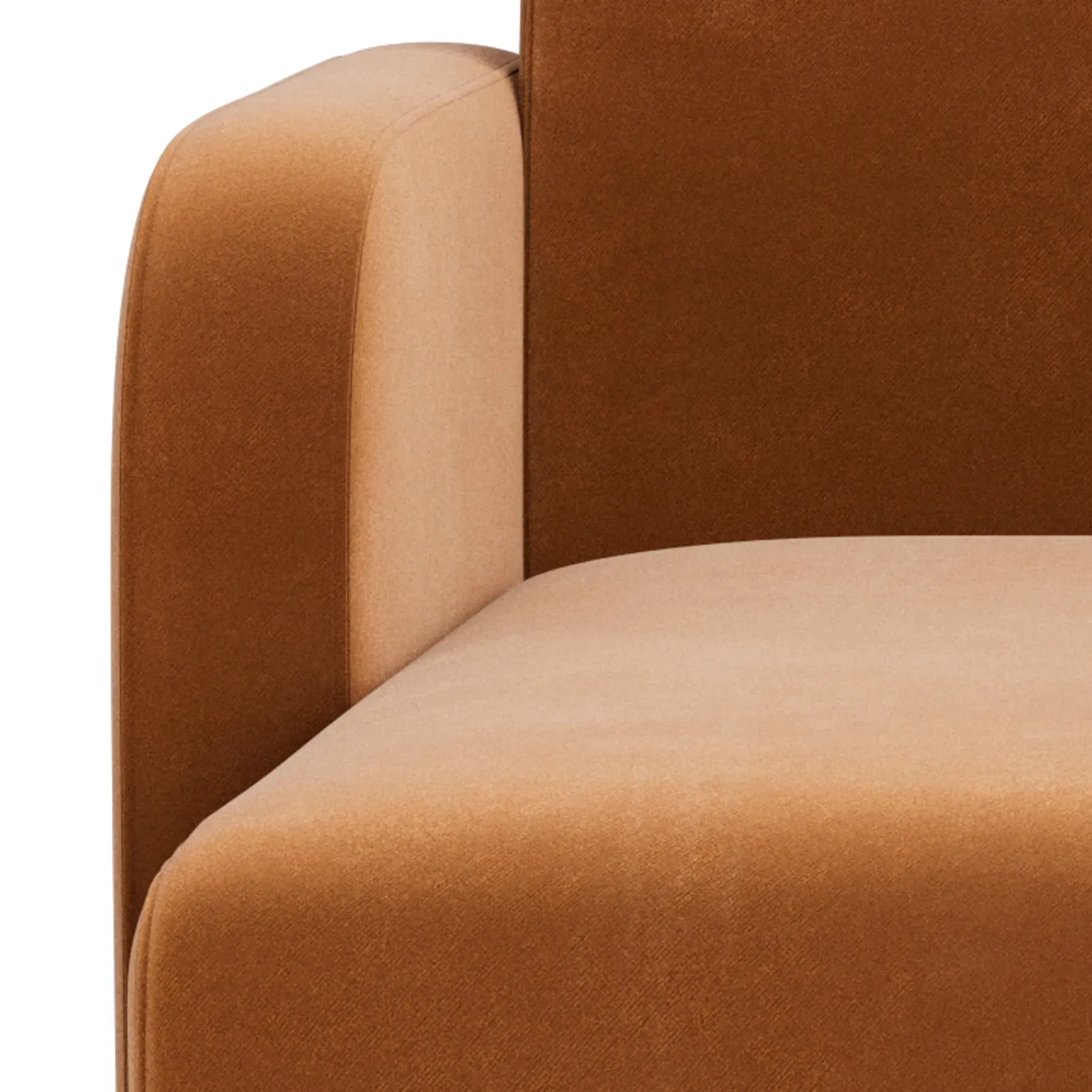 Jam 3 Seater LHF Chaise Sofa - Opal Ochre