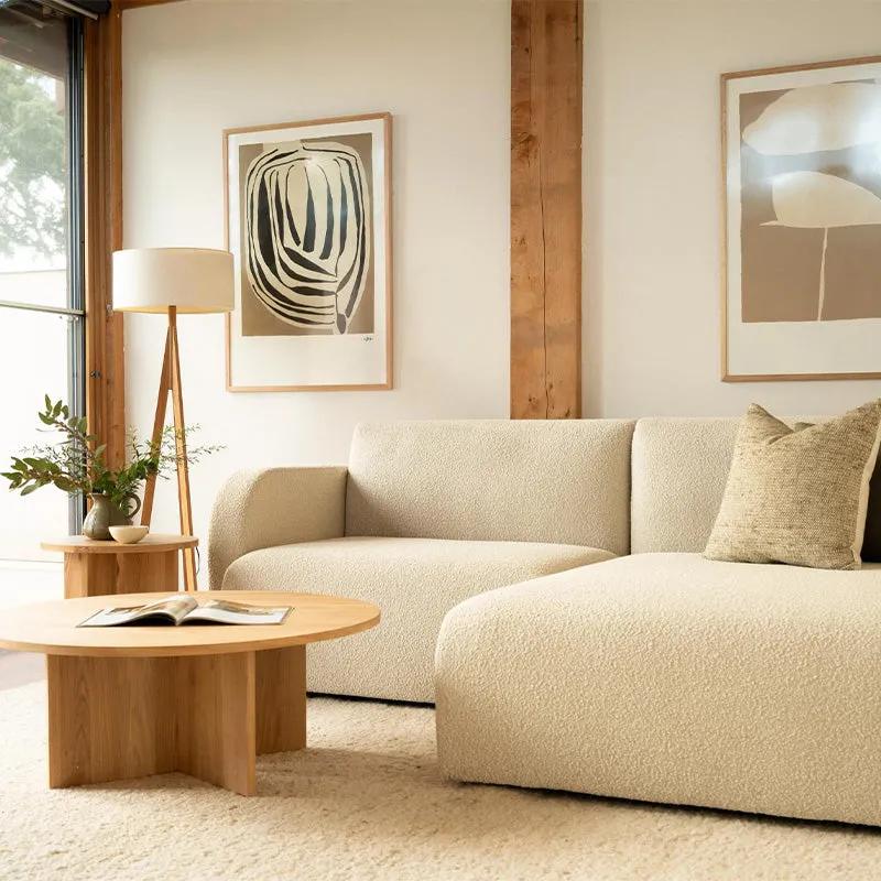 Jam 3 Seater RHF Chaise Sofa - Copenhagen Grey