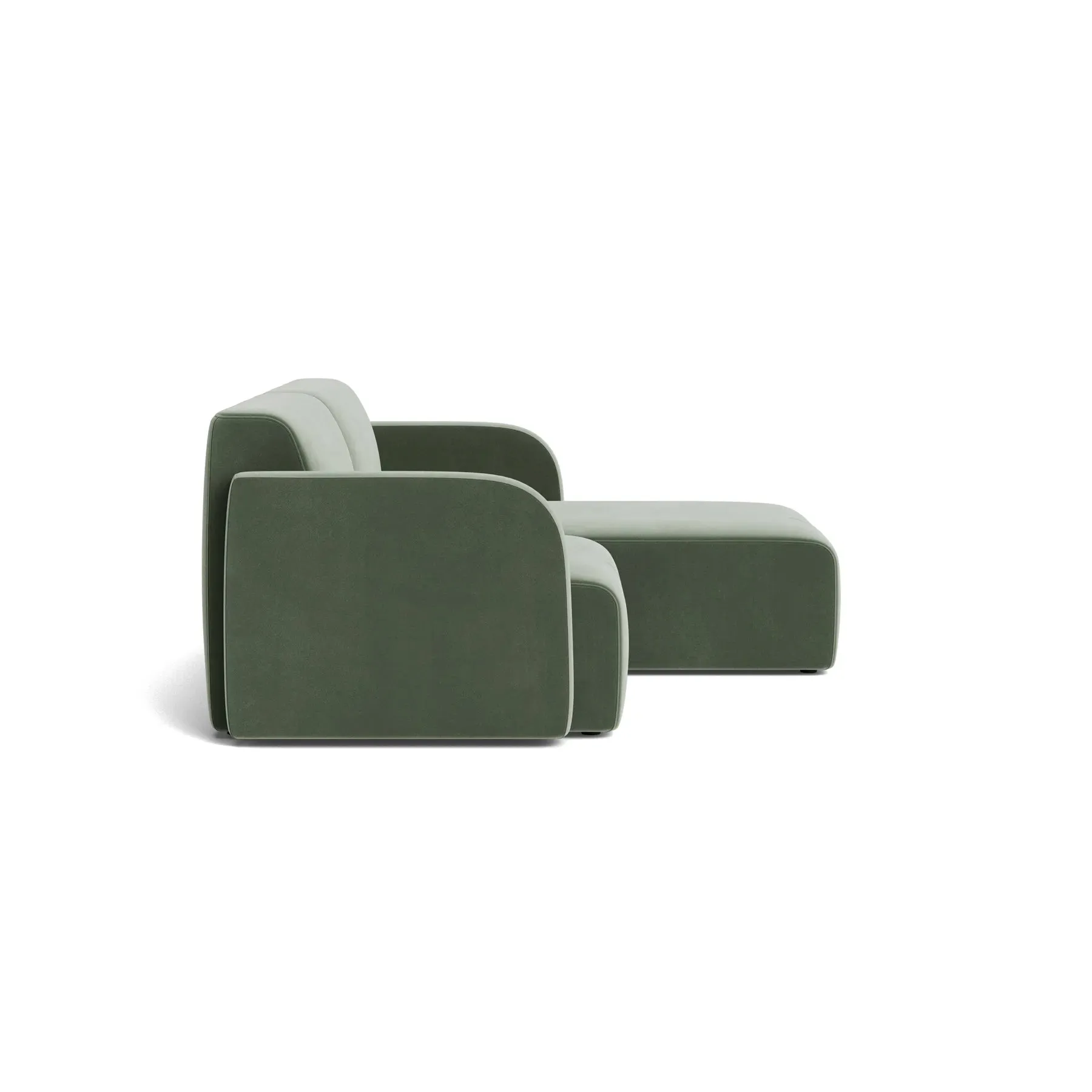Jam 3 Seater RHF Chaise Sofa - Opal Ocean
