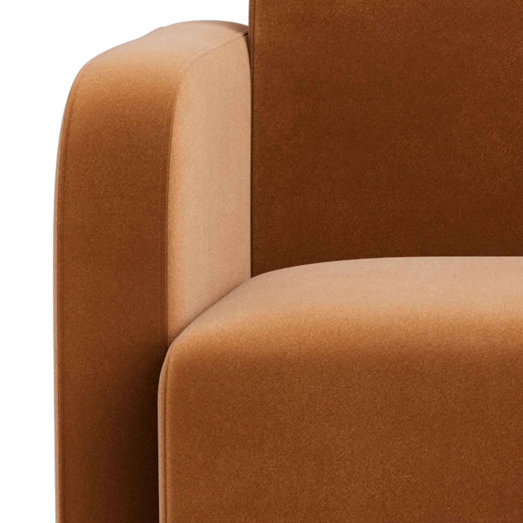 Jam 3 Seater RHF Chaise Sofa - Opal Ochre