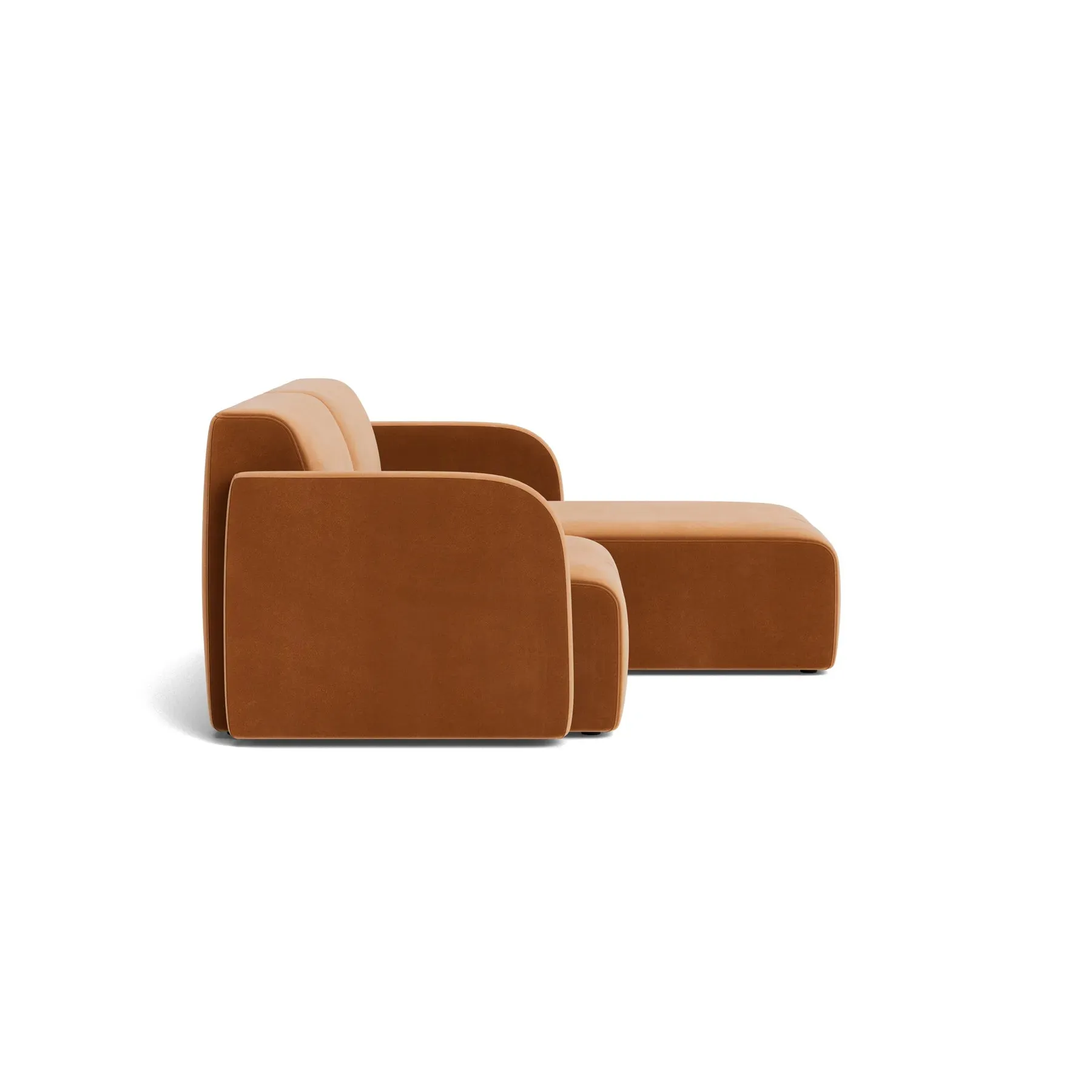 Jam 3 Seater RHF Chaise Sofa - Opal Ochre