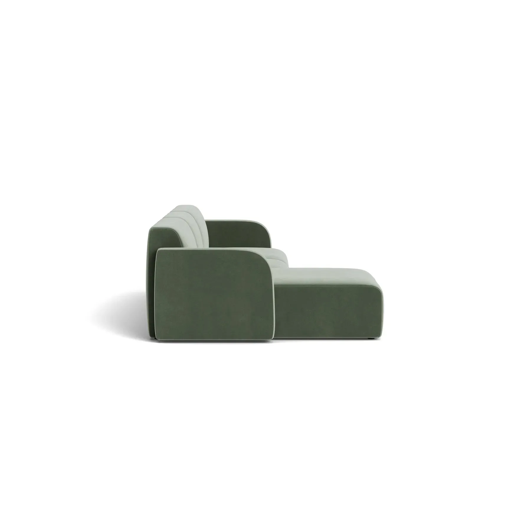 Jam 4 Seater LHF Chaise Sofa - Opal Ocean