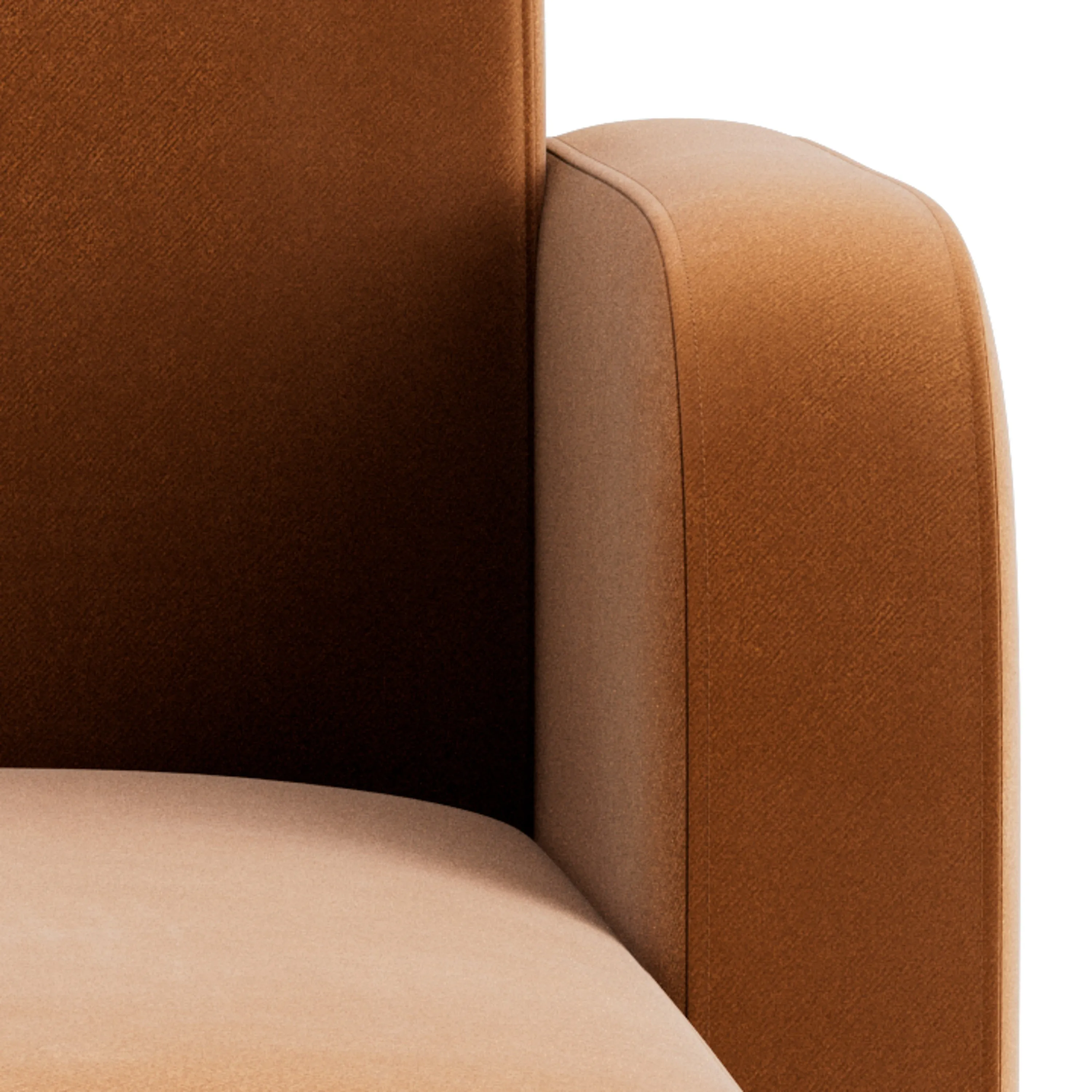 Jam 4 Seater LHF Chaise Sofa - Opal Ochre