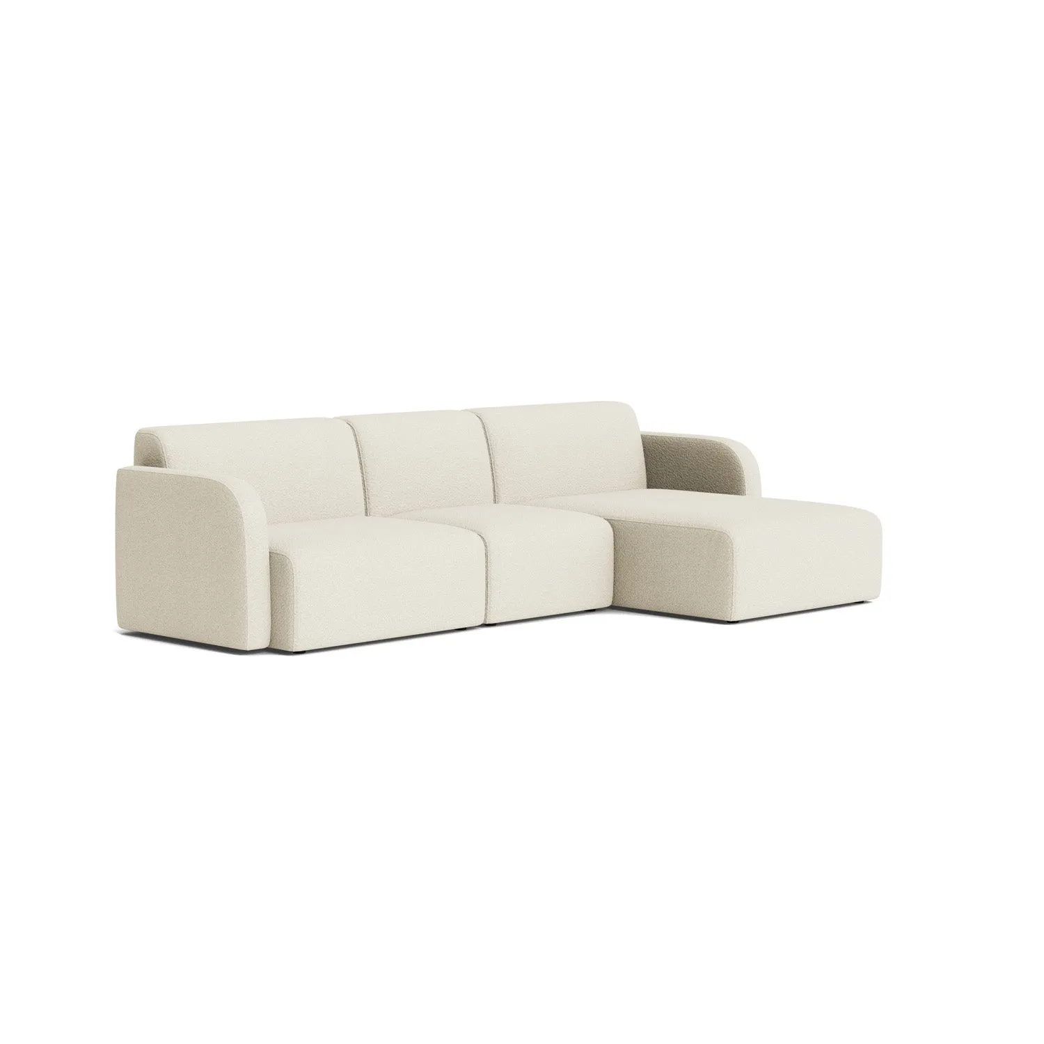 Jam 4 Seater RHF Chaise Sofa - Copenhagen Grey