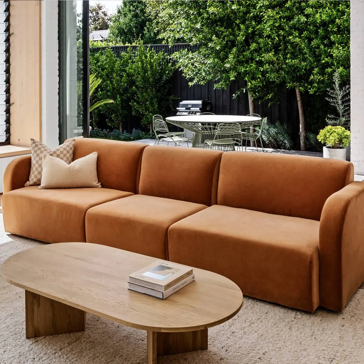 Jam 4 Seater Sofa - Opal Ochre
