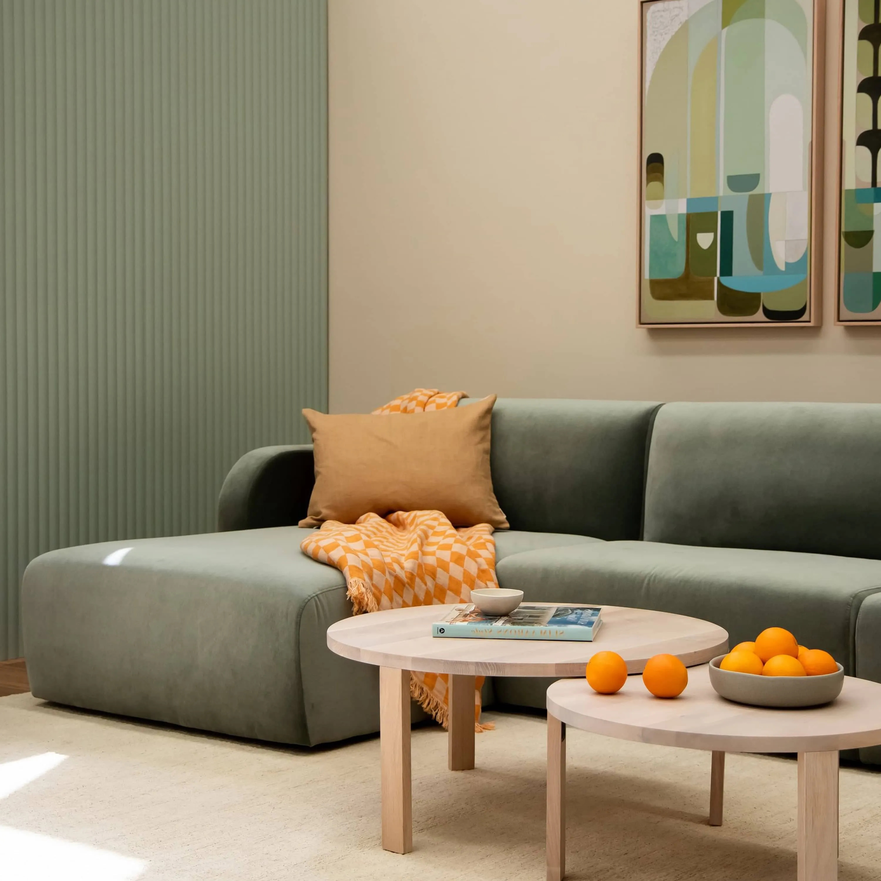 Jam 4.5 Seater LHF Chaise Sofa - Opal Ocean
