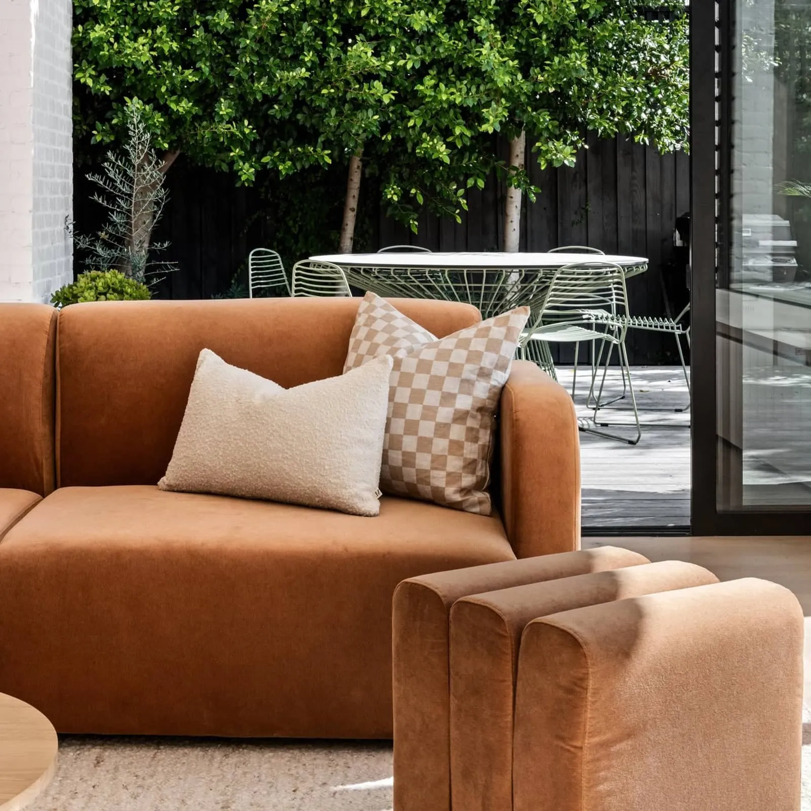 Jam 4.5 Seater LHF Chaise Sofa - Opal Ochre