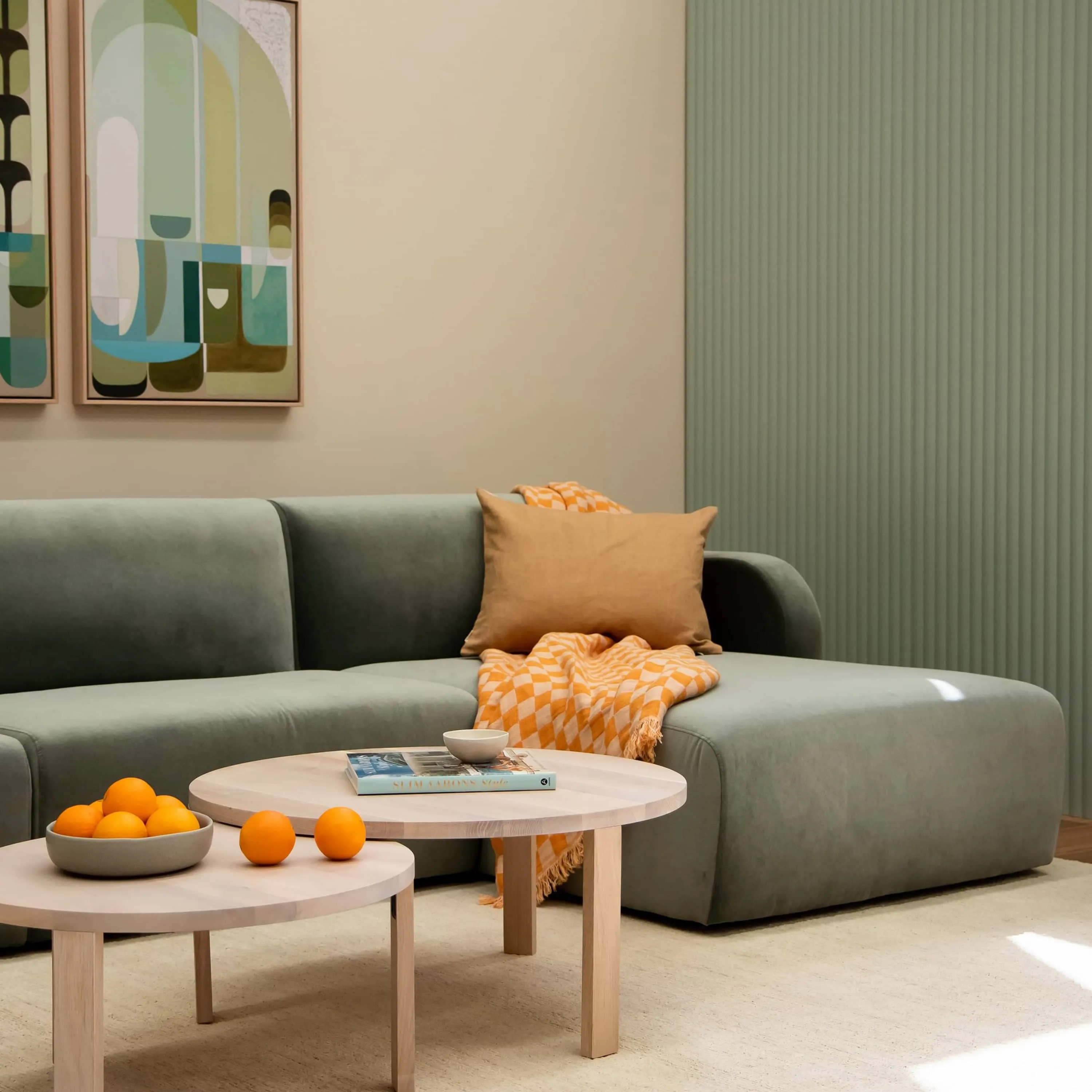 Jam 4.5 Seater RHF Chaise Sofa - Opal Ocean